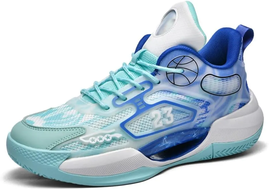 Mens Basketball Shoes Fashion Athletic Sneakers Unisex Outdoor Sport Shoes Lightweight Volleyball Shoes Non Slip Basketball Shoes