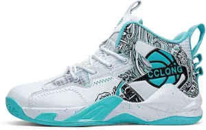 Men's Basketball Shoes Mid Basketball Sneakers Non-Slip Outdoor Cushioning Workout Shoes