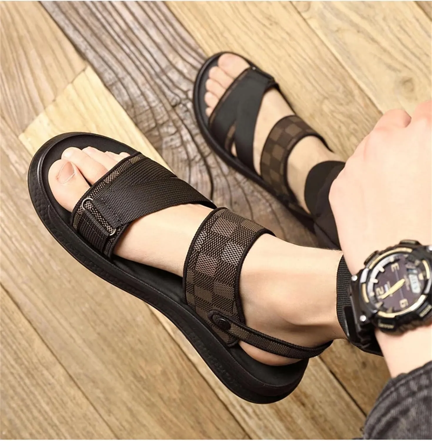 Men's Sandals - Soft Sole Anti-Slip Beach Shoes