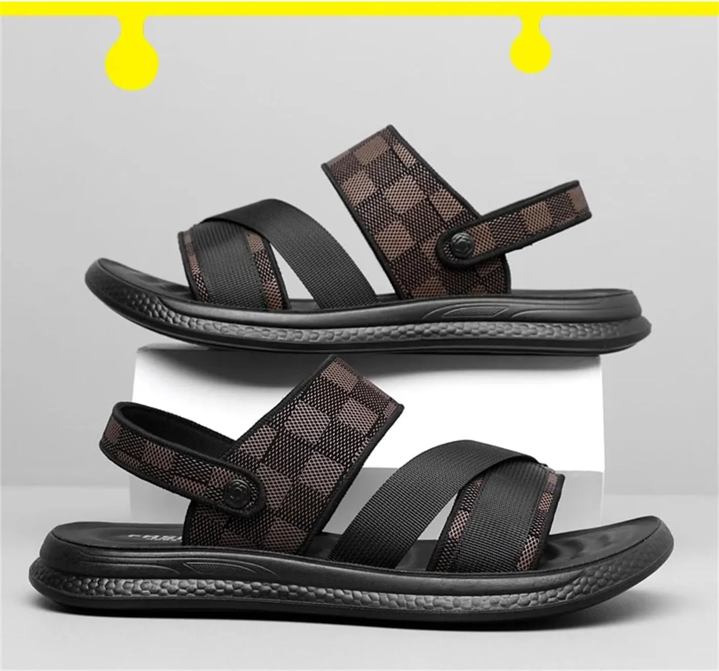 Men's Sandals - Soft Sole Anti-Slip Beach Shoes
