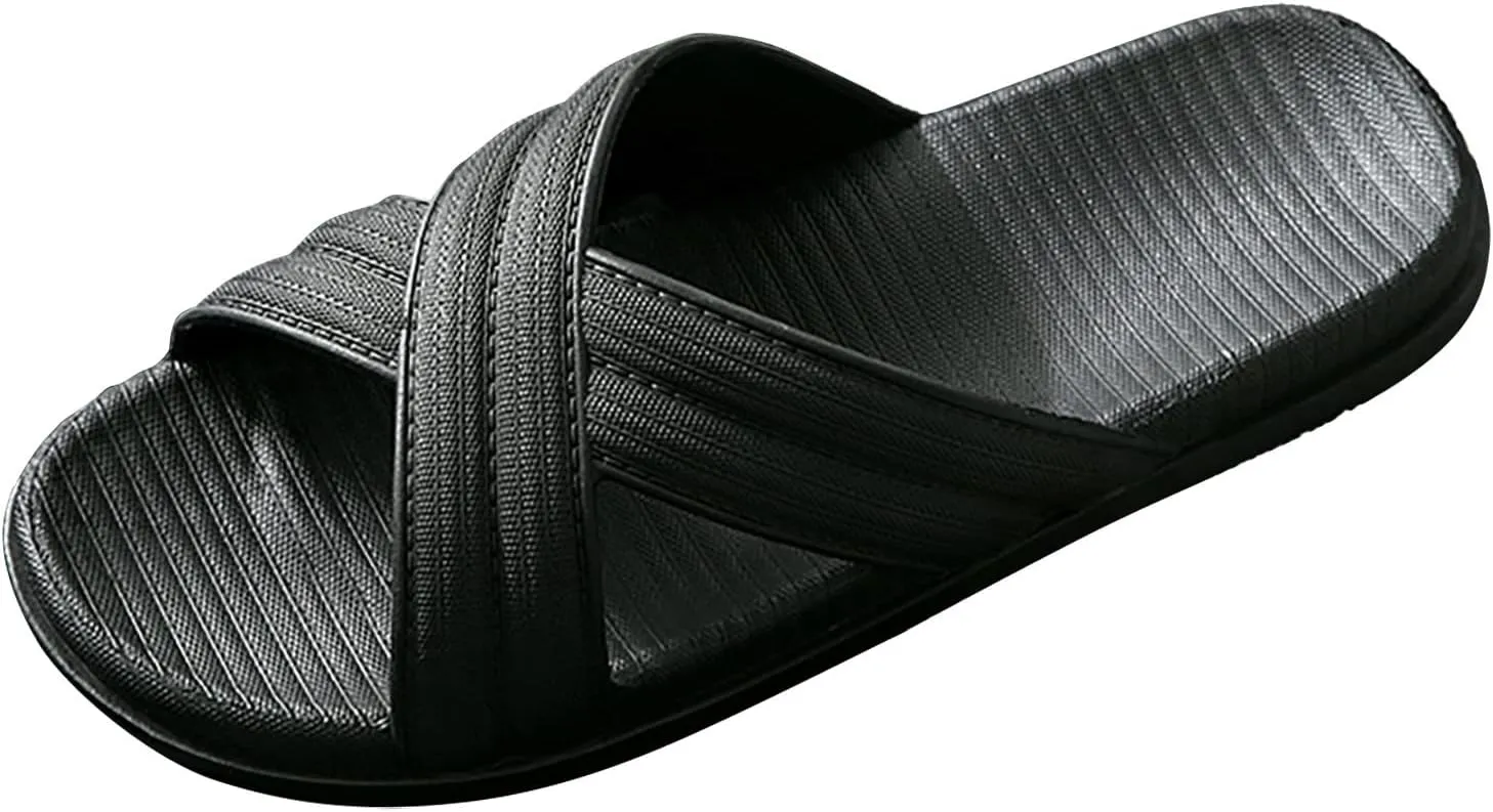 Mens Shower Shoes Shower Shoes Women Mens Slippers Slides for Women Drainage Hole Beach Indoor Slippers