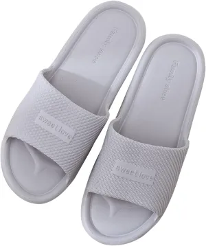 Mens Shower Shoes Womens Slides Cloud Slippers for Men Slides for Women Spa Bathroom Living Room Slippers