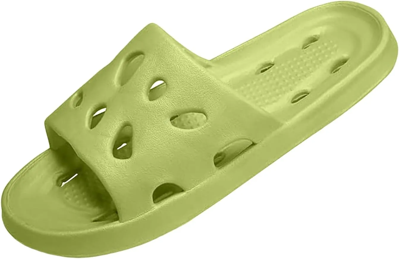 Mens Slides Womens Slides Cloud Slippers for Men Shower Shoes Women House Ultimate Comfort Bathroom Slippers