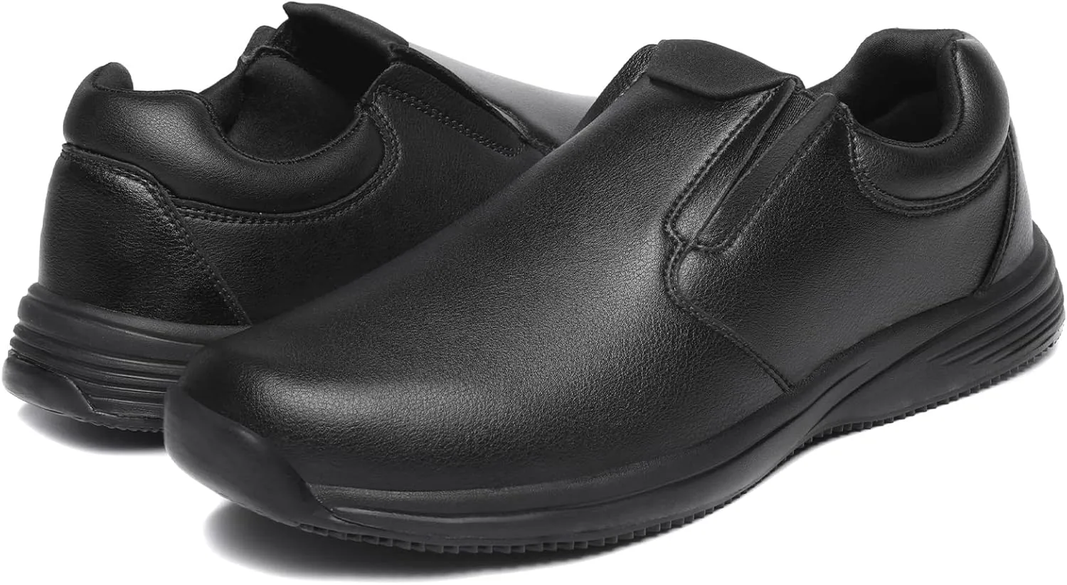 Men's Slip Resistant Work Shoes Food Service Shoes - Professional Oil Water Resistant Chef Shoes Suitable for Walking and Casual