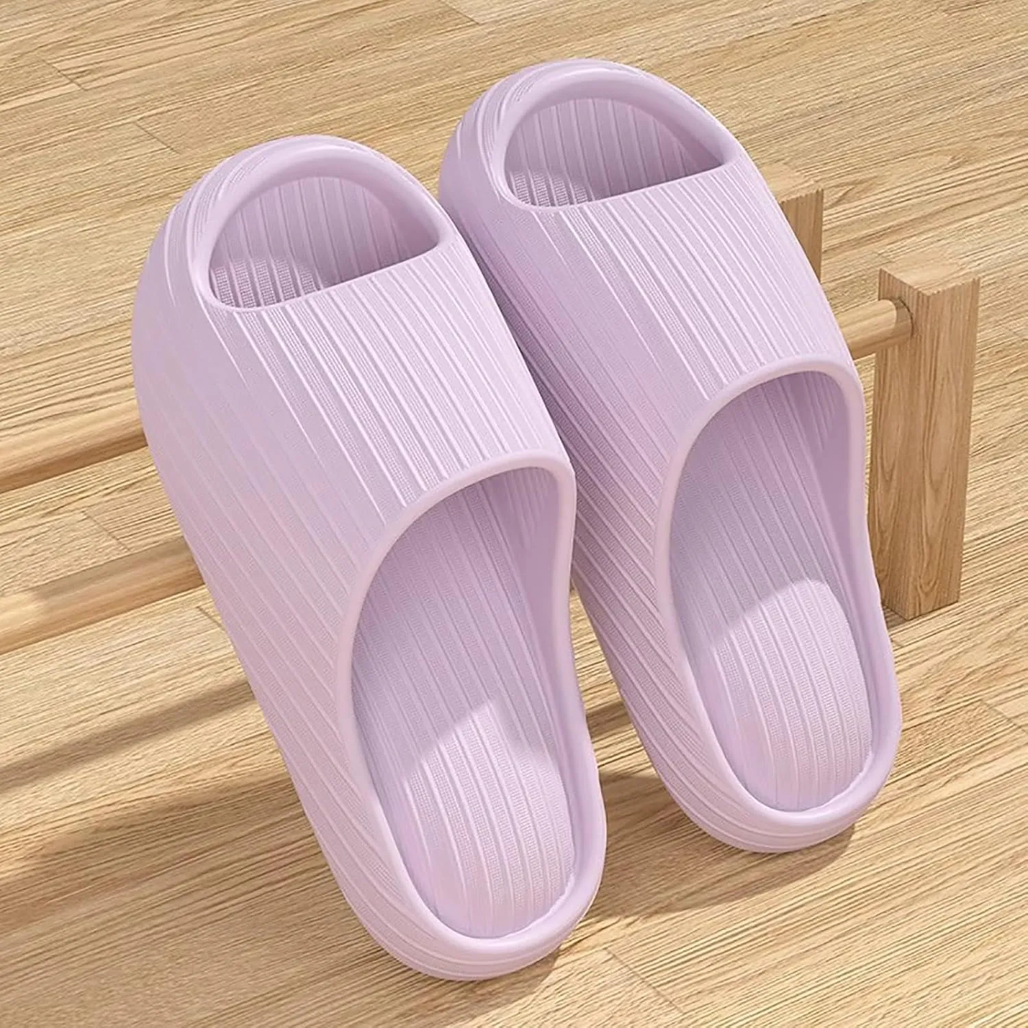 Mens Slippers Womens Slides Bathroom Slippers Men Slides for Women Pool Public Drainage Hole