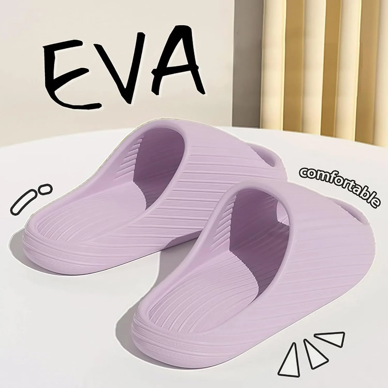 Mens Slippers Womens Slides Bathroom Slippers Men Slides for Women Pool Public Drainage Hole