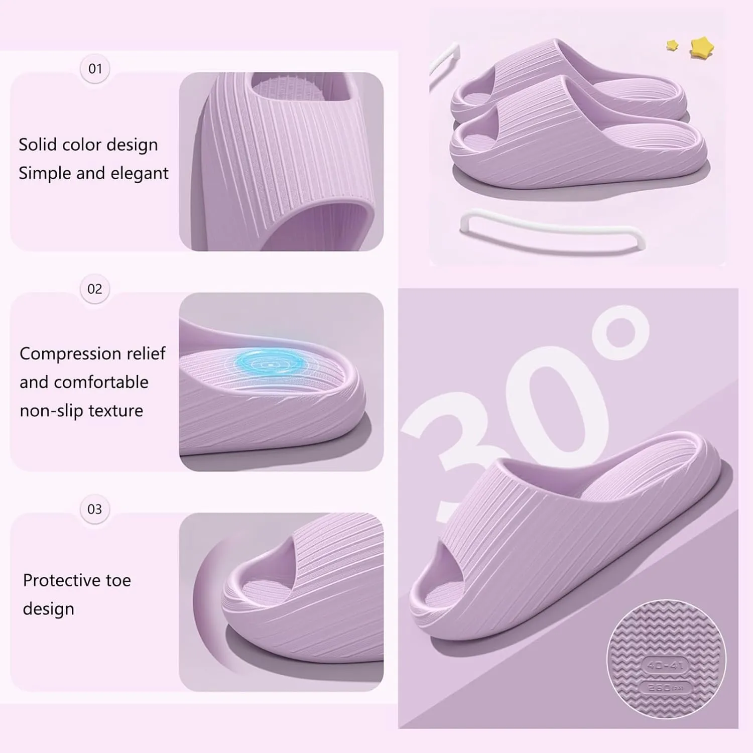 Mens Slippers Womens Slides Bathroom Slippers Men Slides for Women Pool Public Drainage Hole