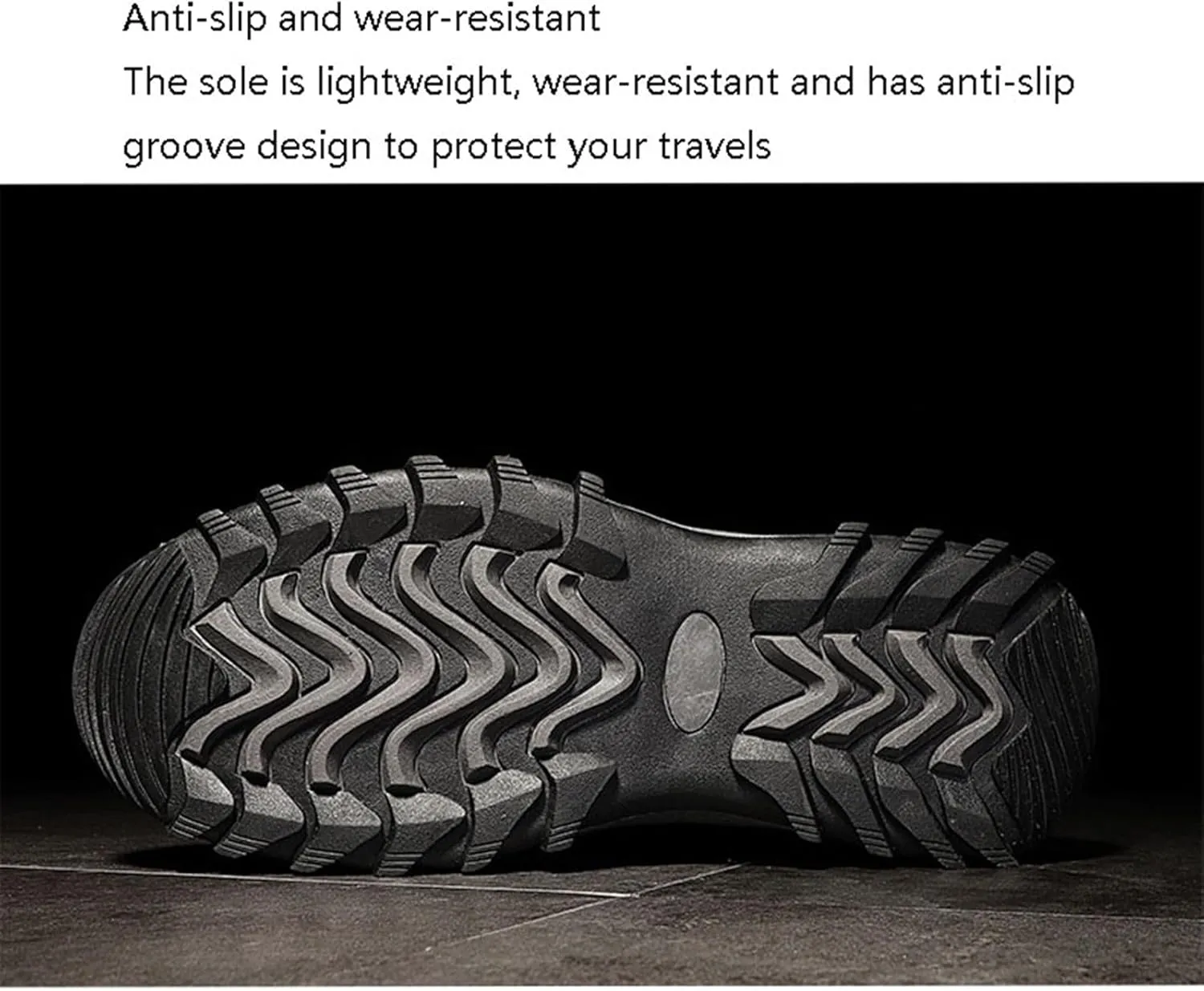 Men's Snow Boots, Men Cold Weather Shoes Warm Anti-Slip Ankle Waterproof Snow Boots, Lightweight Lace up Hiking Walking Shoes Warm, for Work, Walking, Hiking, Outdoor Urban