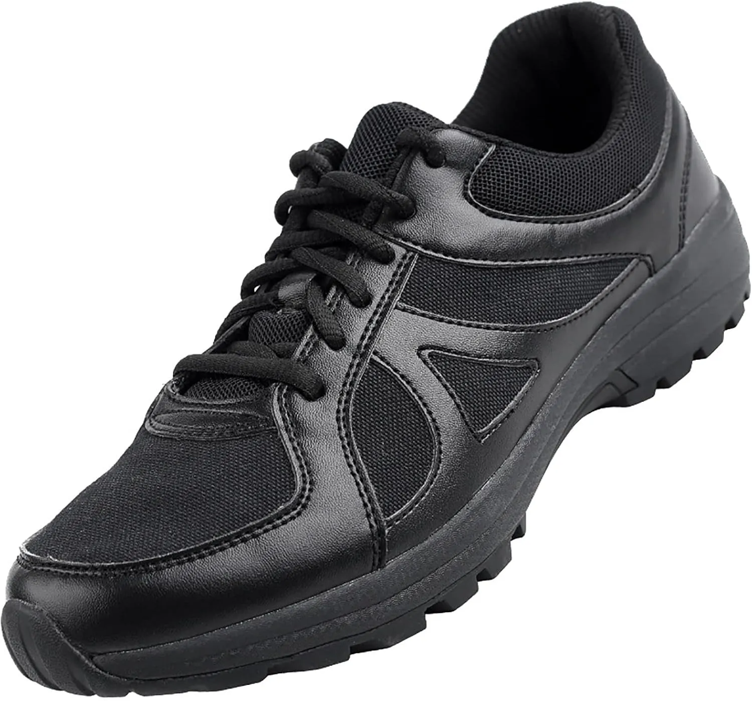 Men's Ultralight Low Top Training Shoes, Lightweight Waterproof Breathable Military and Tactical Boots, Outdoor Durable Rubber Sole Hiking Shoes (Color : Black, Size : 7)