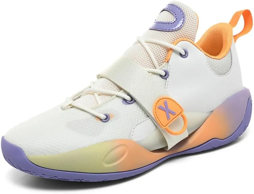 Men's Women's Basketball Shoes High Top Ultra-Light Fashion Anti Slip Breathable Sneakers