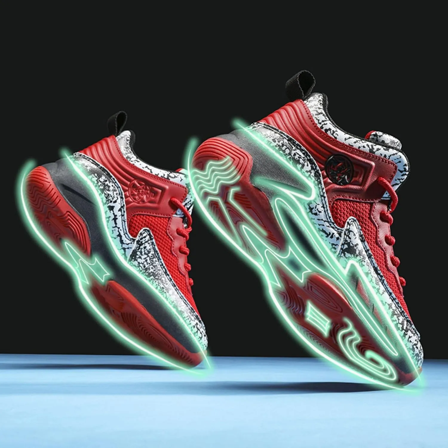 New Anti Slip and wear-Resistant Sports Basketball Shoes for Children