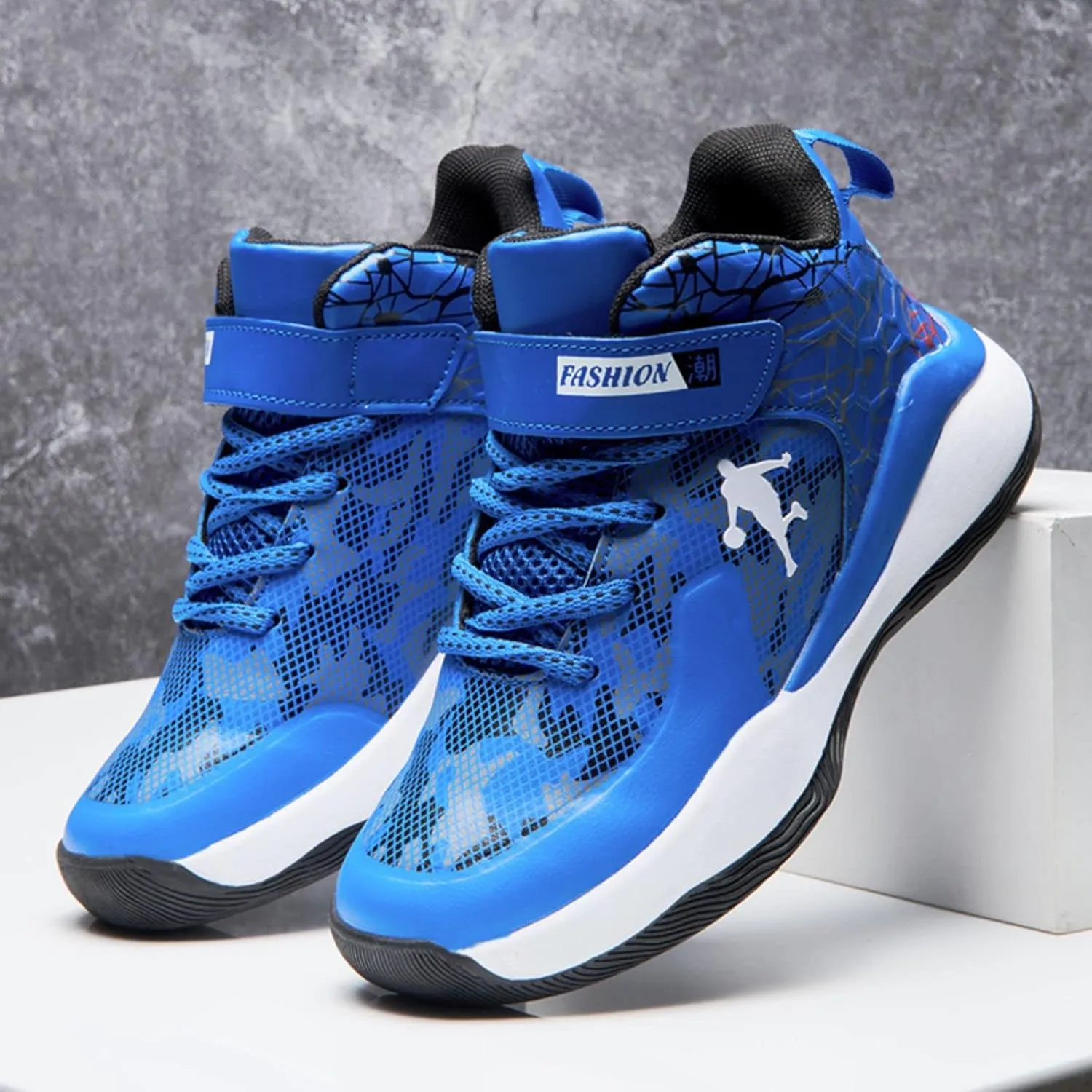 New Anti Slip and wear-Resistant Sports Basketball Shoes for Children