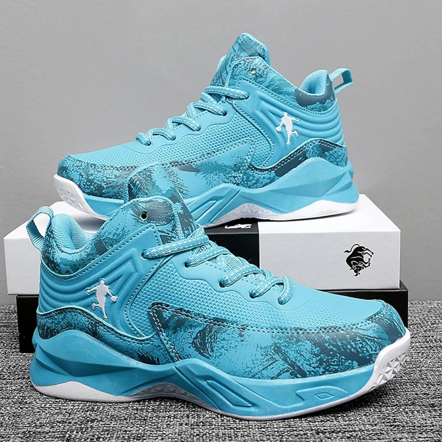 New Anti Slip and wear-Resistant Sports Basketball Shoes for Children