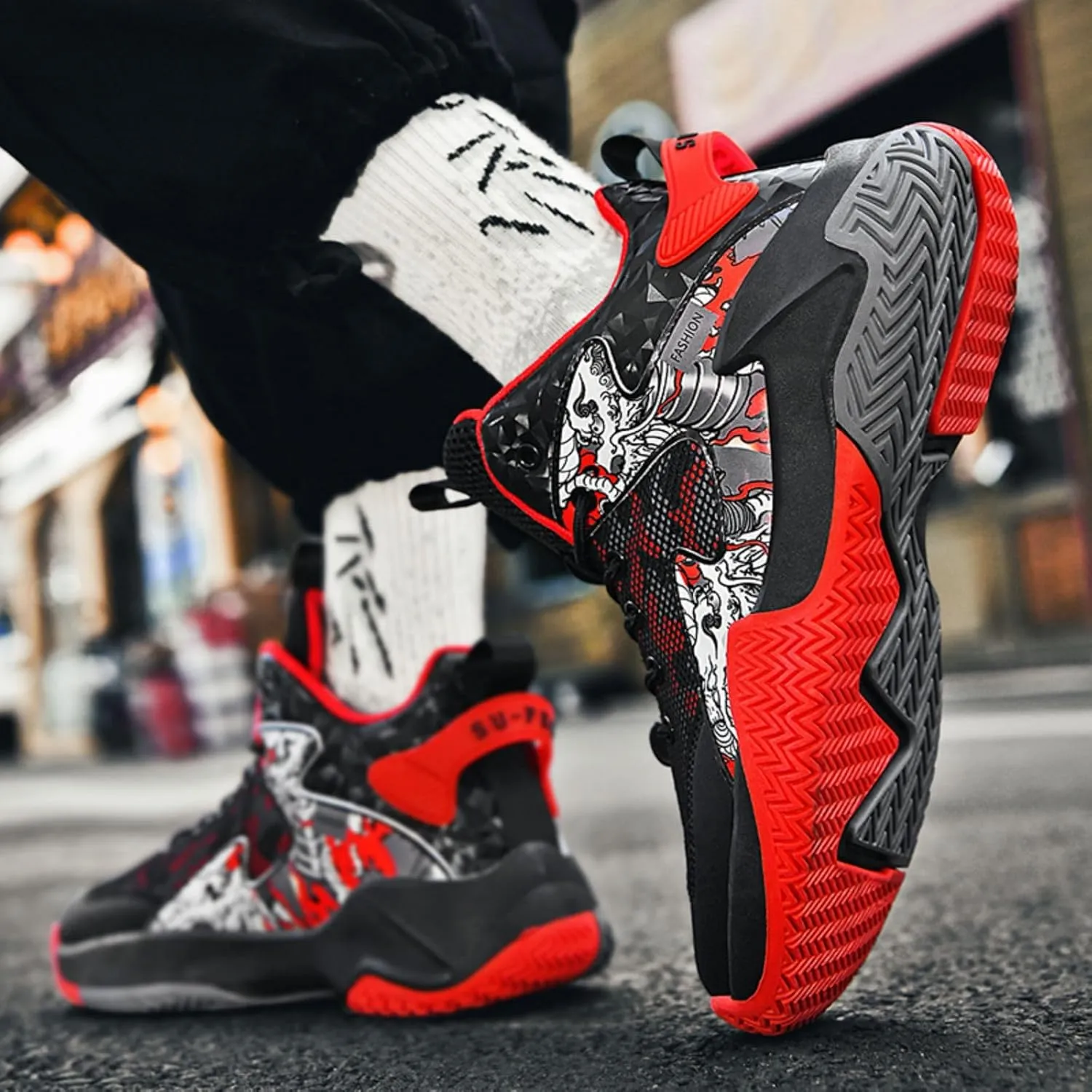 New Anti Slip and wear-Resistant Sports Basketball Shoes for Children