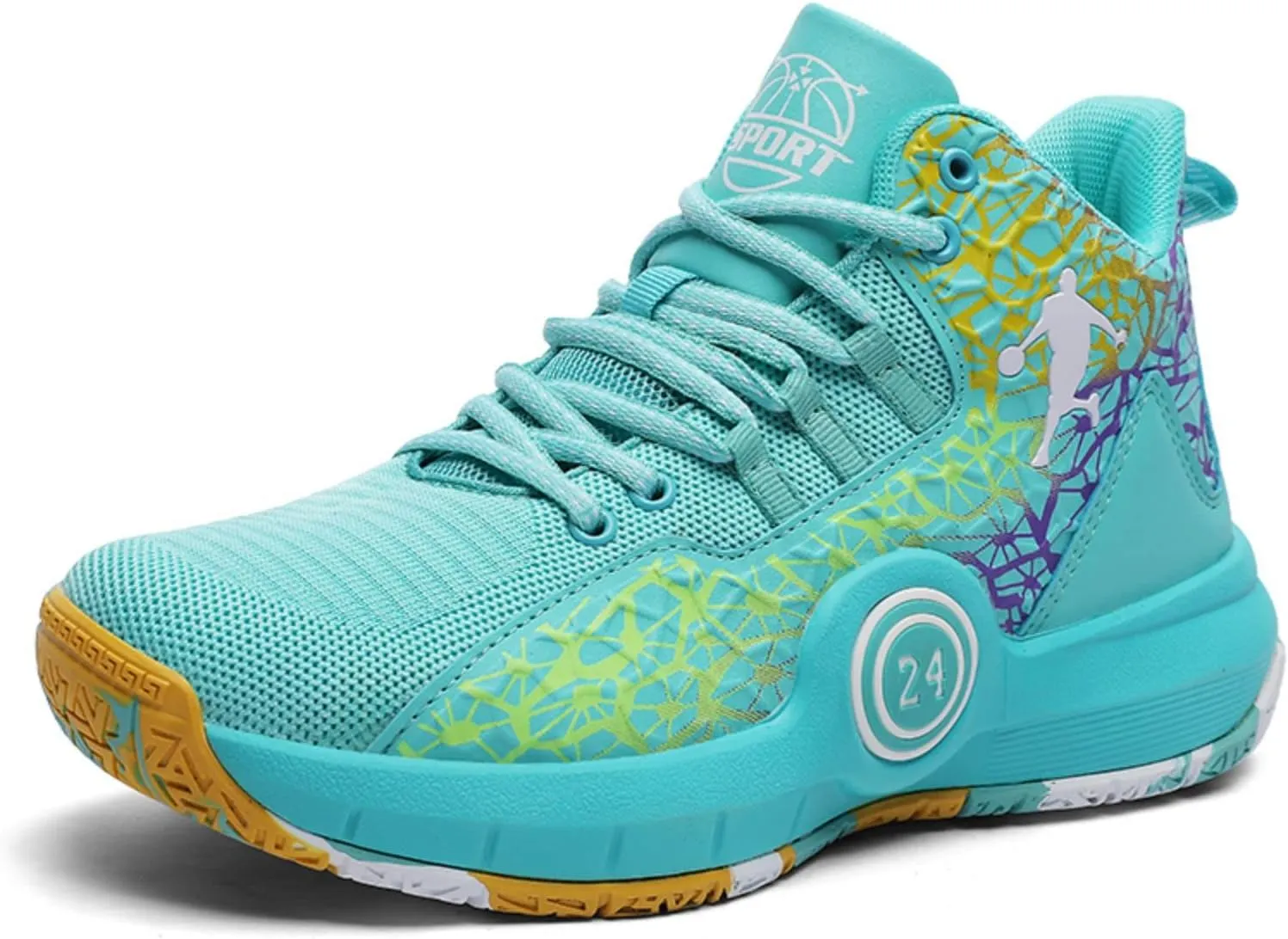 New Anti Slip and wear-Resistant Sports Basketball Shoes for Children