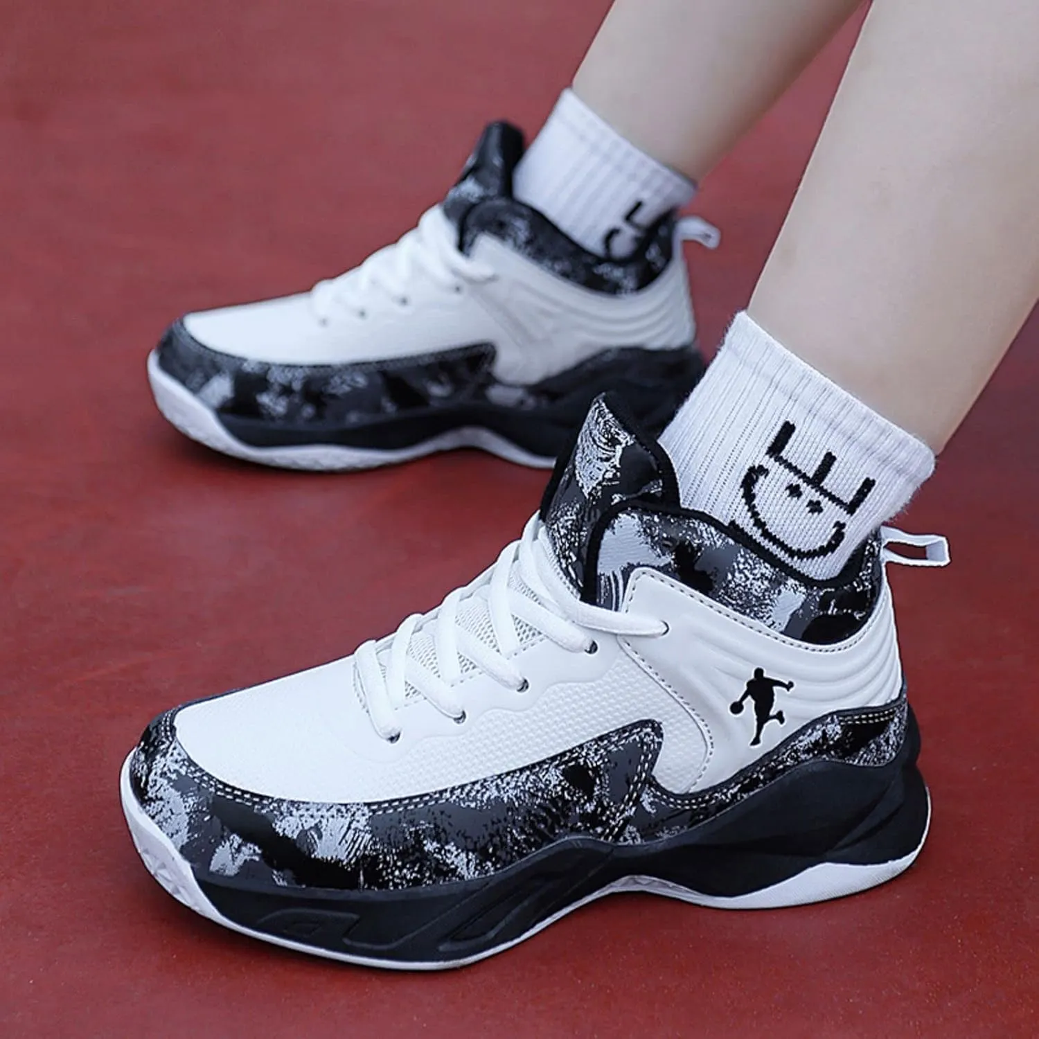 New Anti Slip and wear-Resistant Sports Basketball Shoes for Children