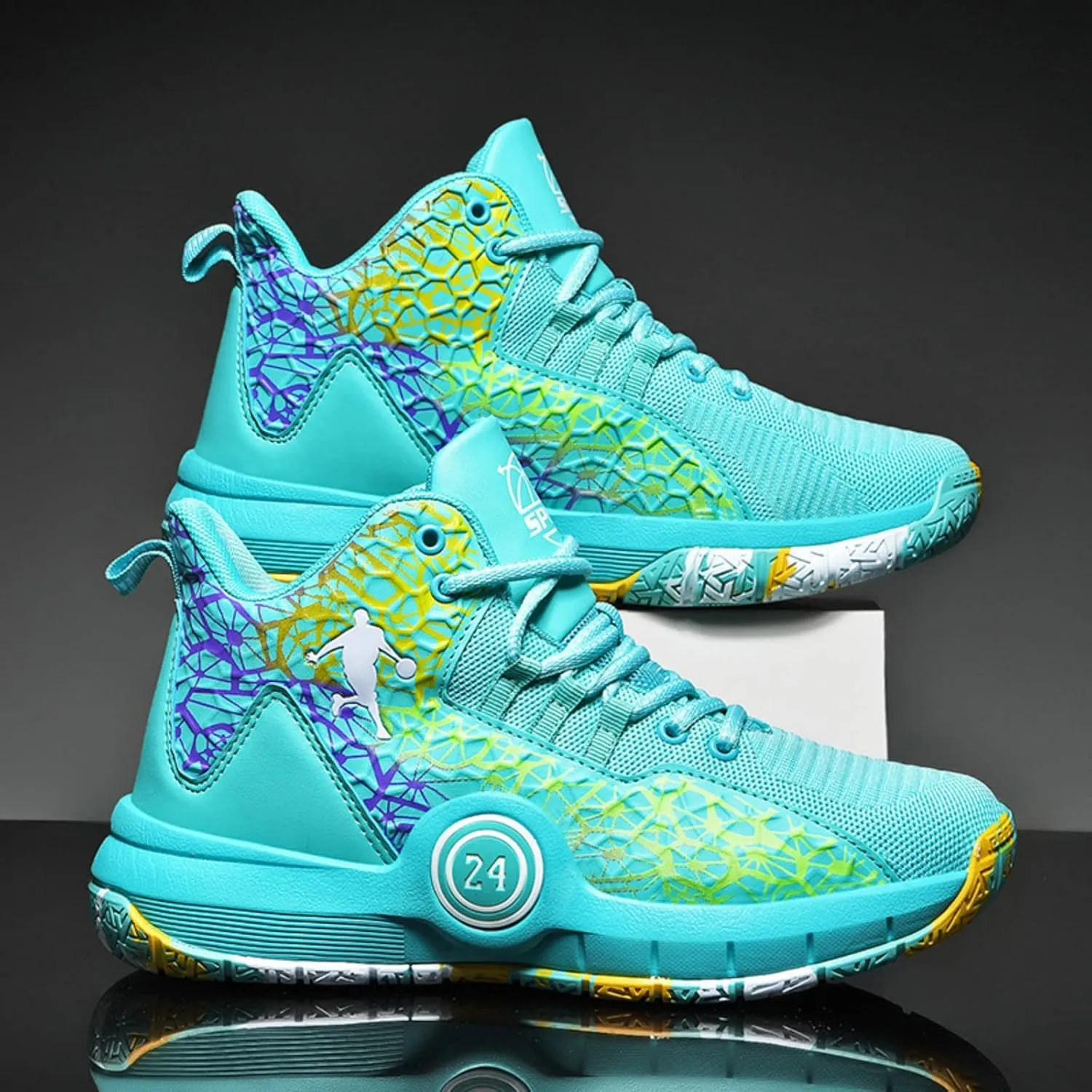 New Anti Slip and wear-Resistant Sports Basketball Shoes for Children