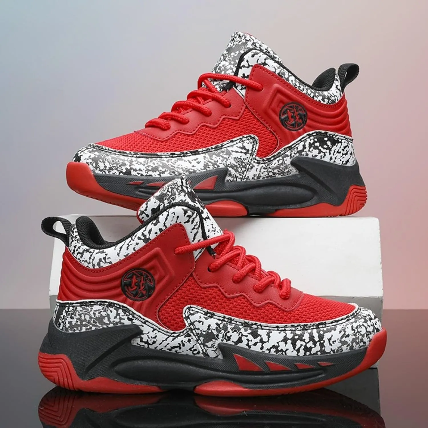 New Anti Slip and wear-Resistant Sports Basketball Shoes for Children