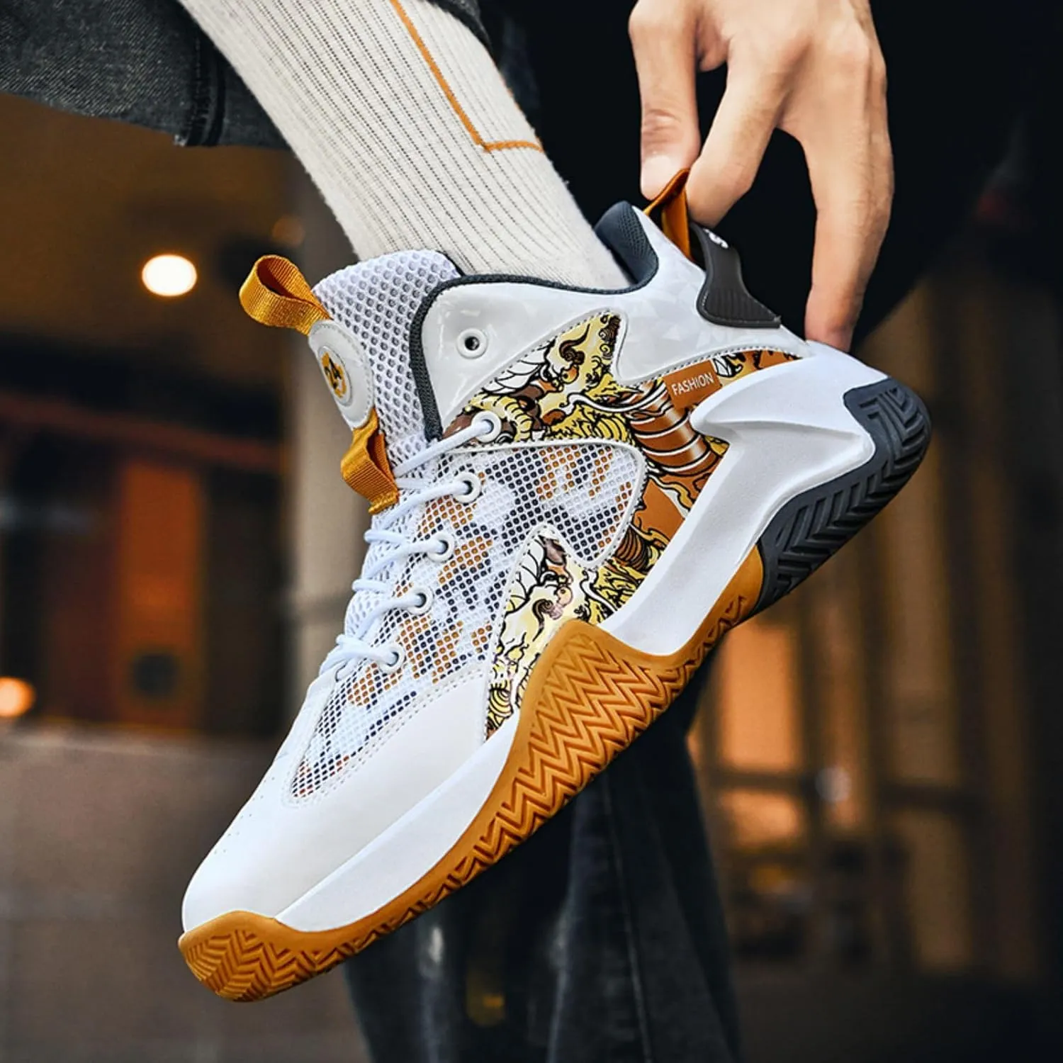 New Anti Slip and wear-Resistant Sports Basketball Shoes for Children
