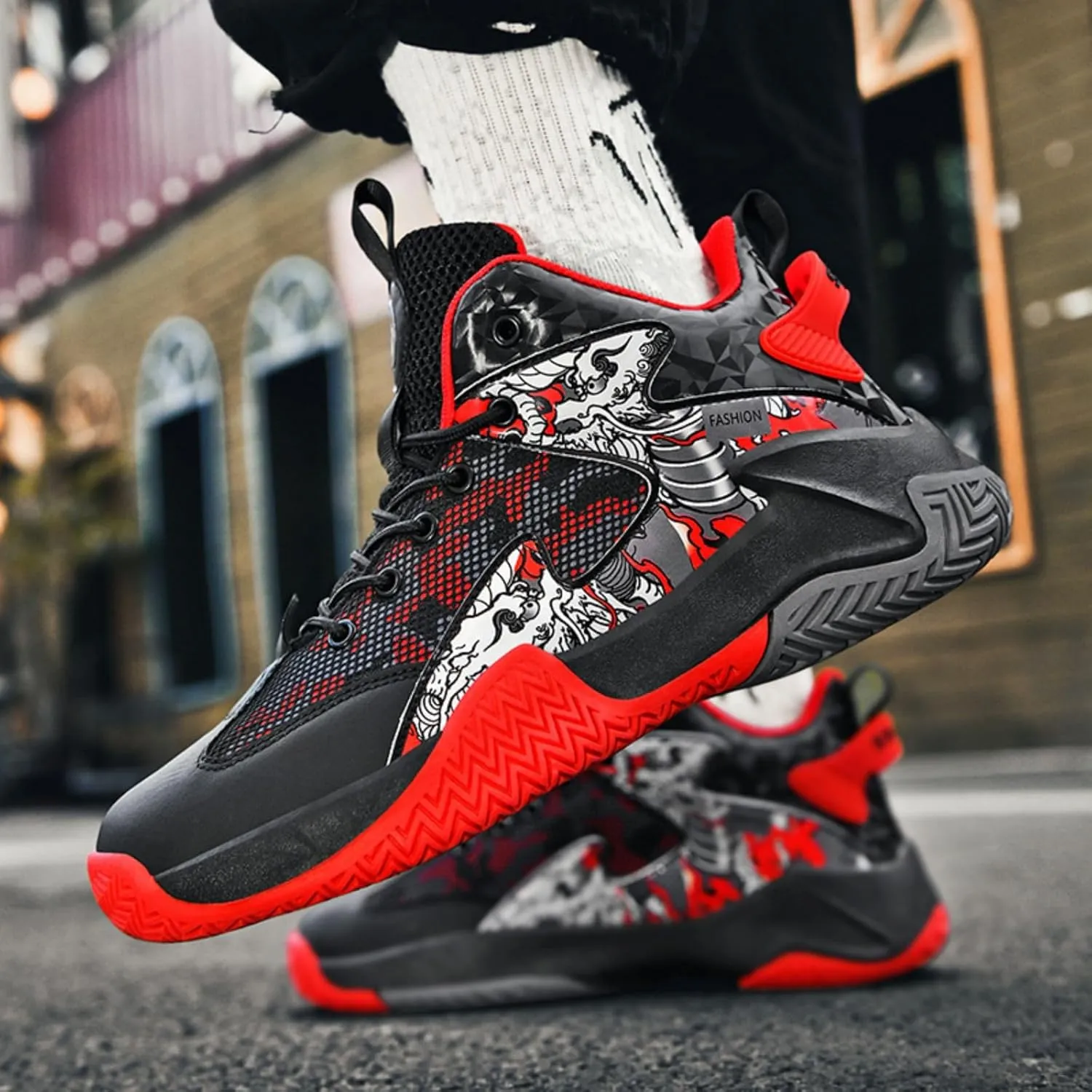 New Anti Slip and wear-Resistant Sports Basketball Shoes for Children
