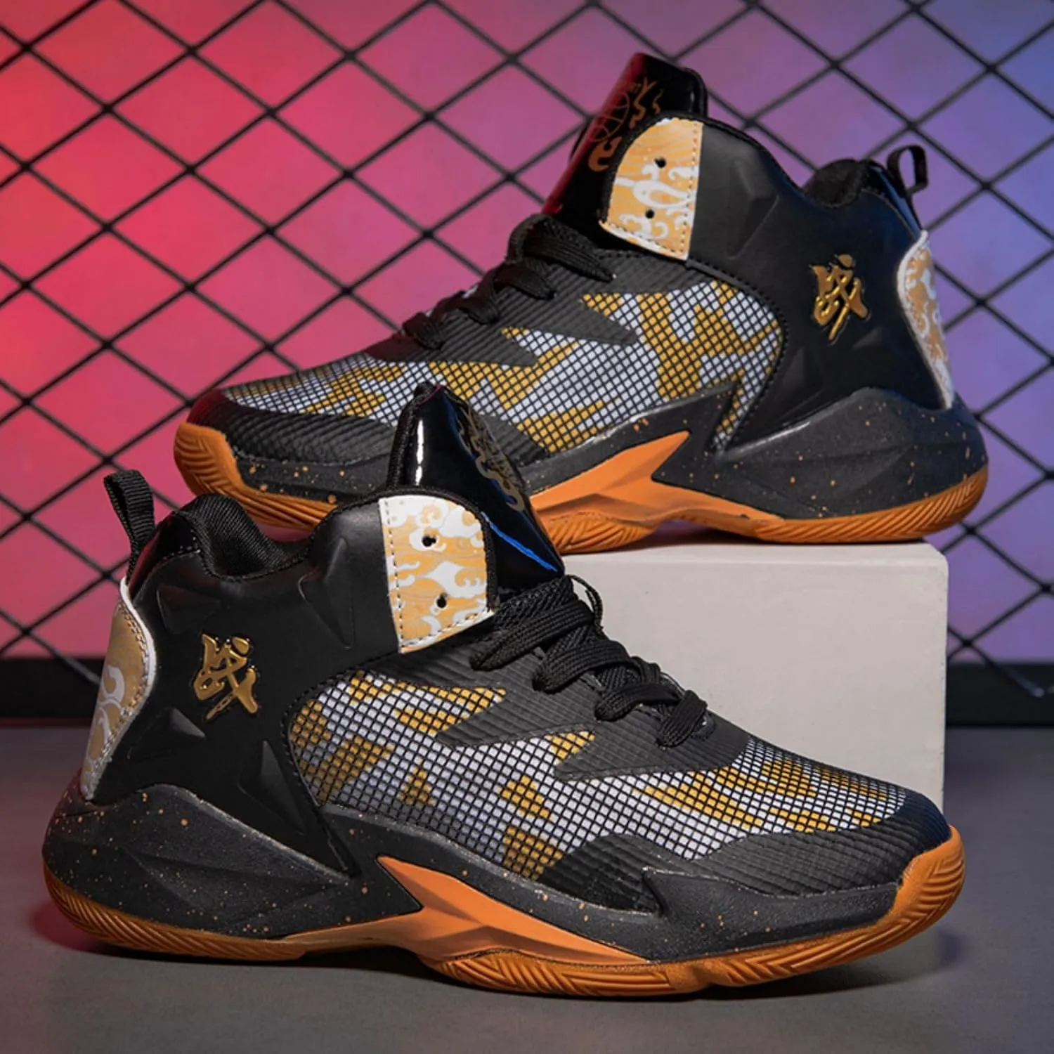 New Anti Slip and wear-Resistant Sports Basketball Shoes for Children