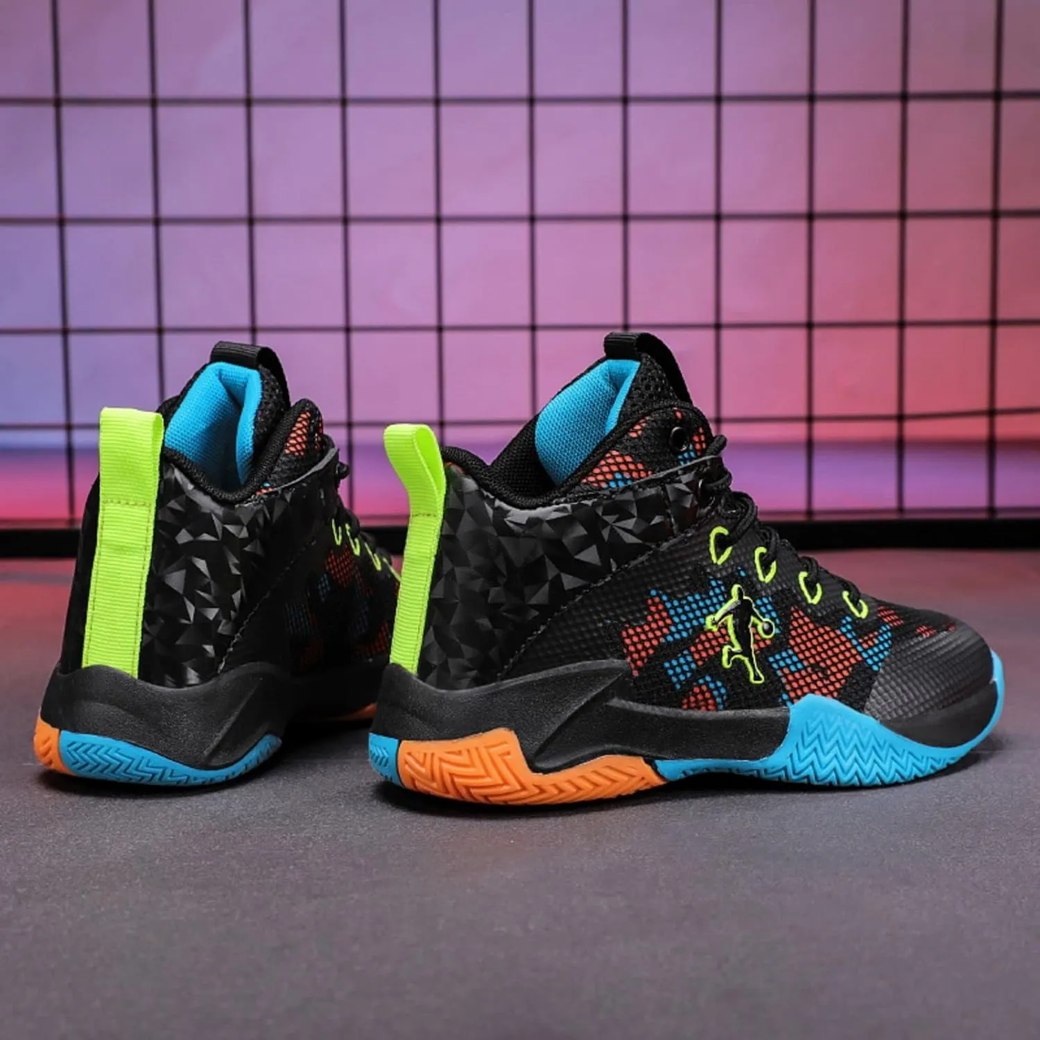 New Anti Slip and wear-Resistant Sports Basketball Shoes for Children