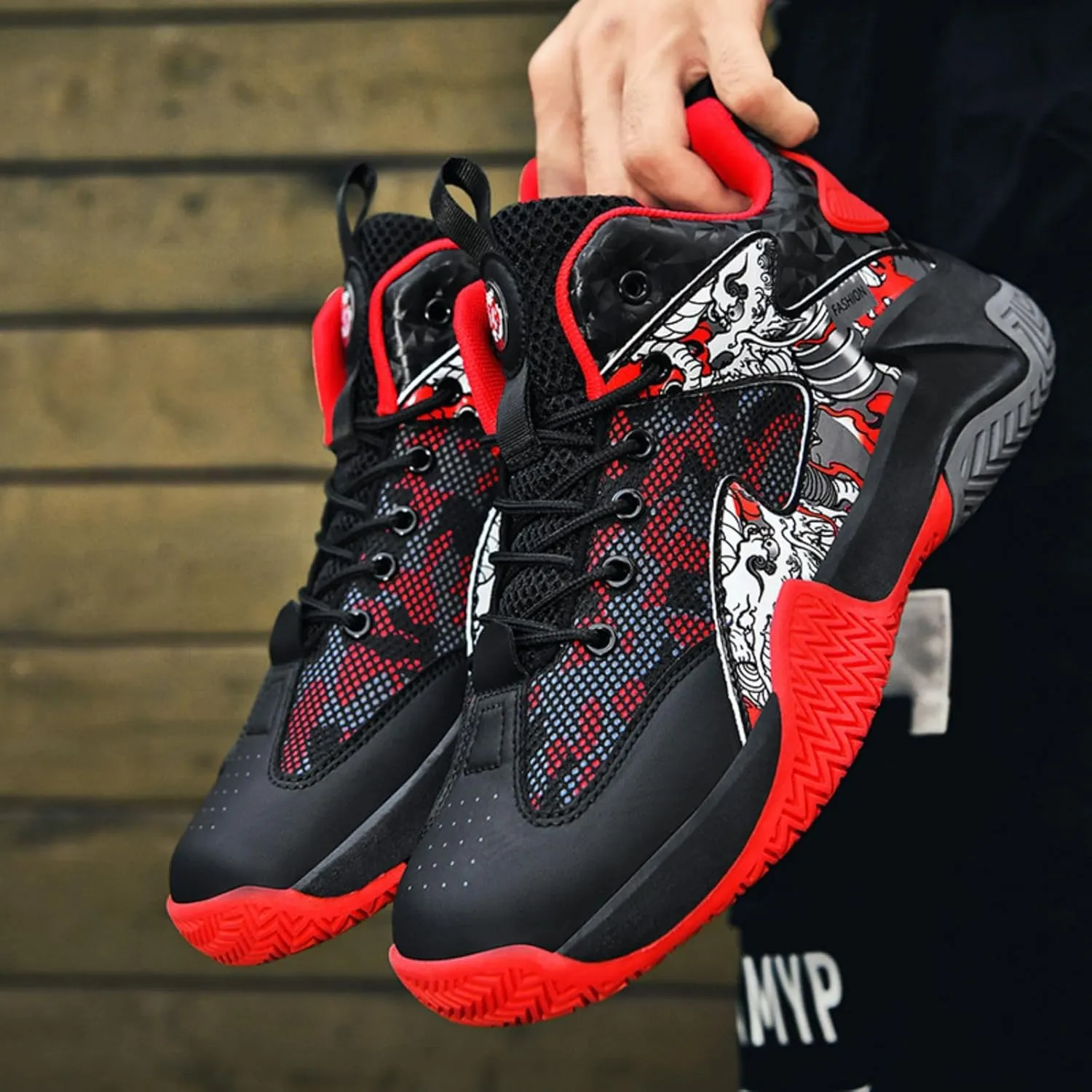New Anti Slip and wear-Resistant Sports Basketball Shoes for Children