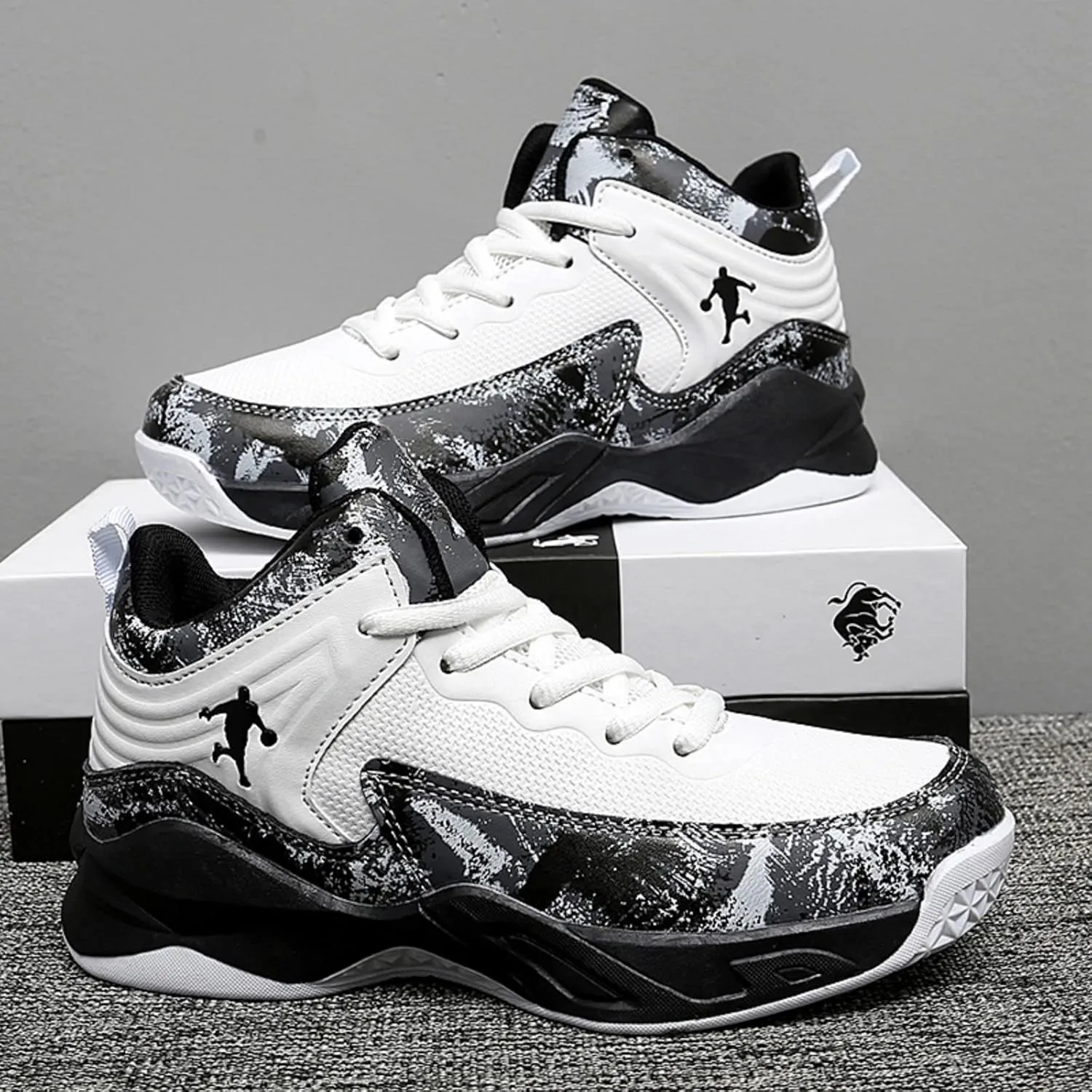 New Anti Slip and wear-Resistant Sports Basketball Shoes for Children