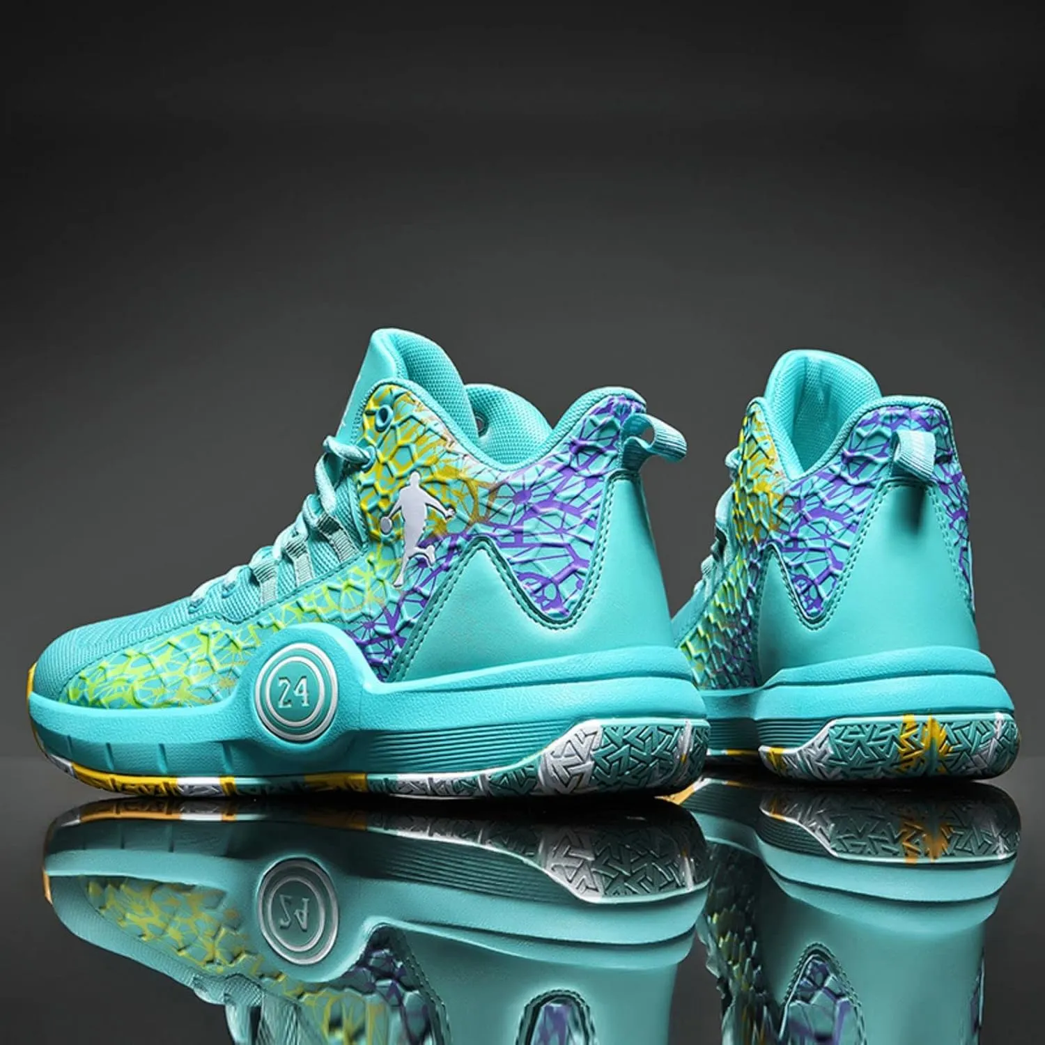 New Anti Slip and wear-Resistant Sports Basketball Shoes for Children
