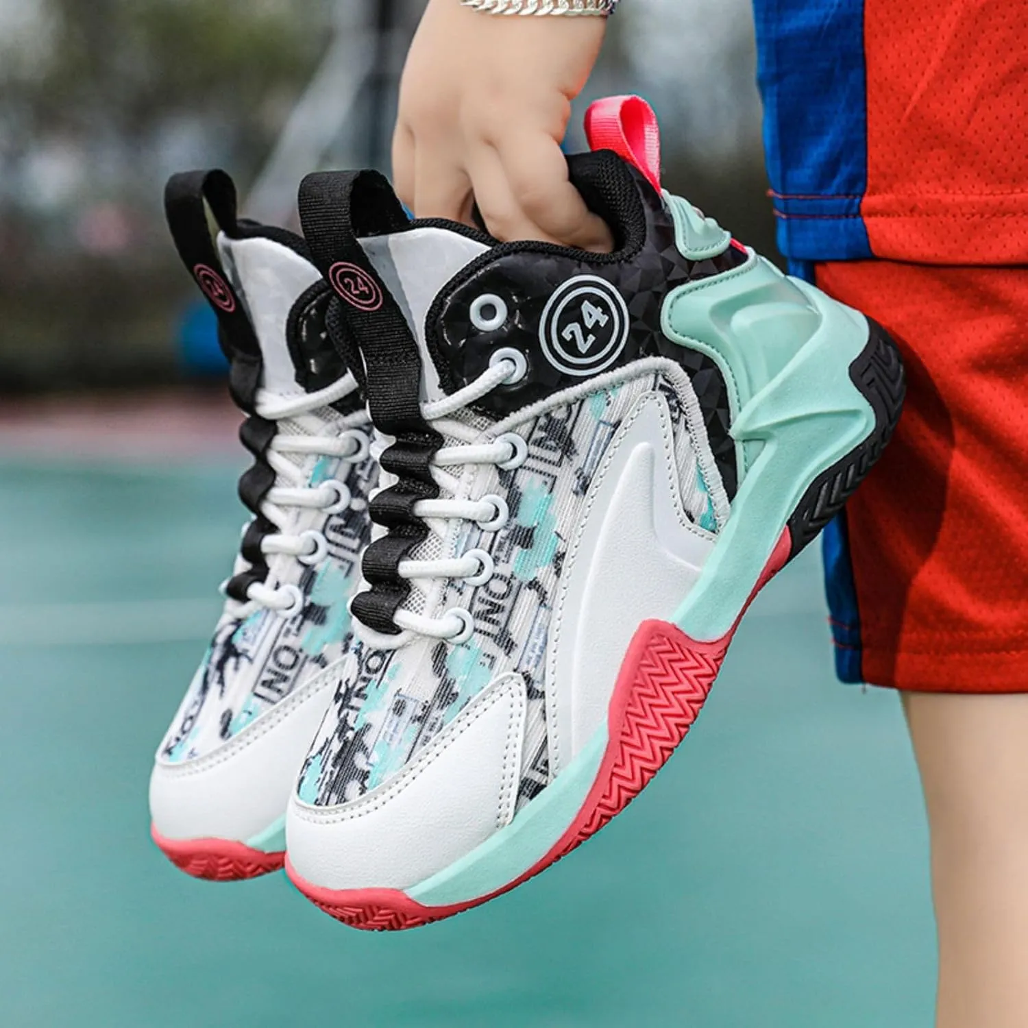 New Anti Slip and wear-Resistant Sports Basketball Shoes for Children