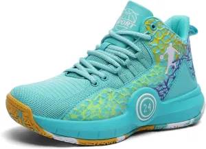 New Anti Slip and wear-Resistant Sports Basketball Shoes for Children