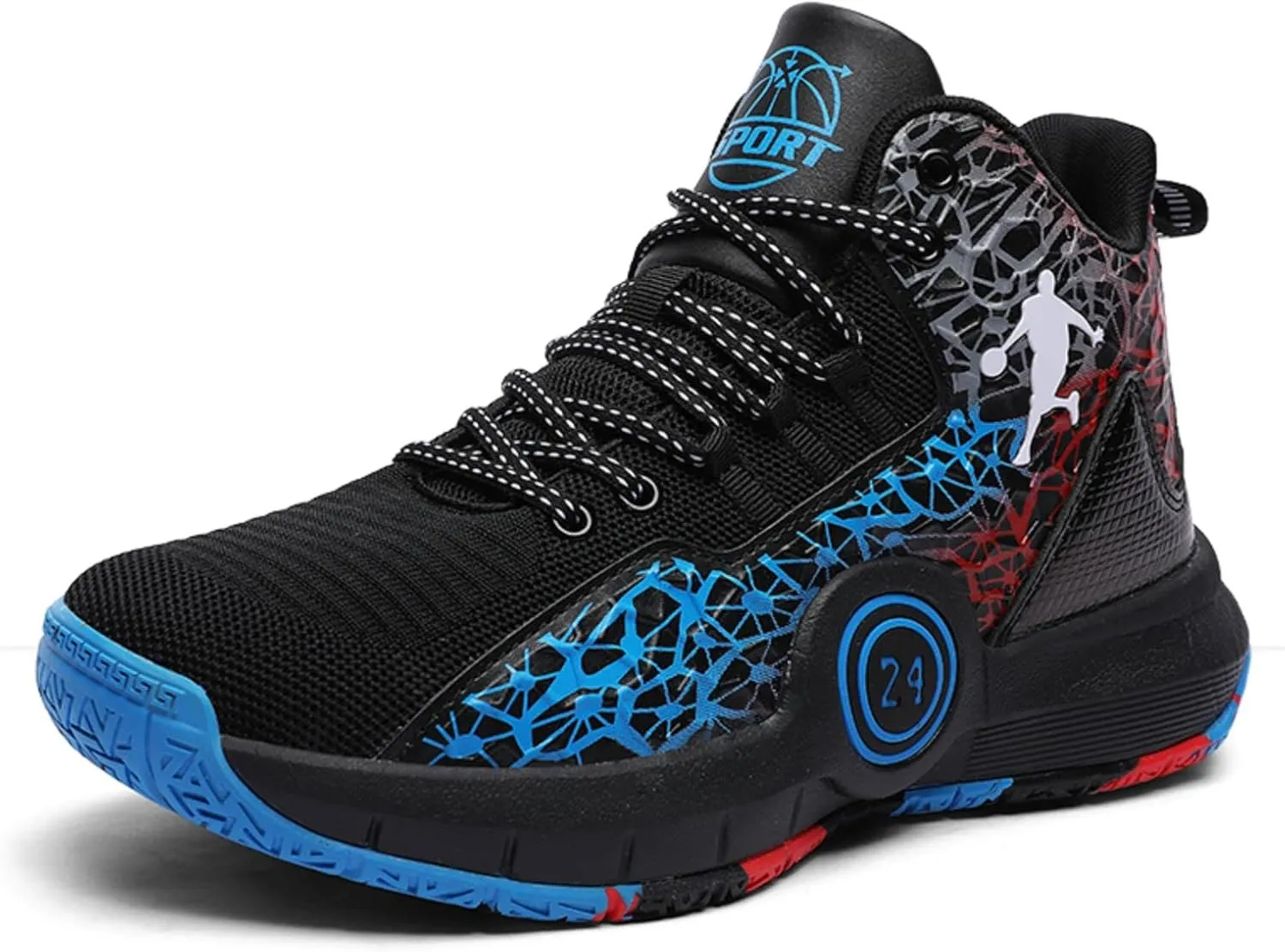 New Anti Slip and wear-Resistant Sports Basketball Shoes for Children