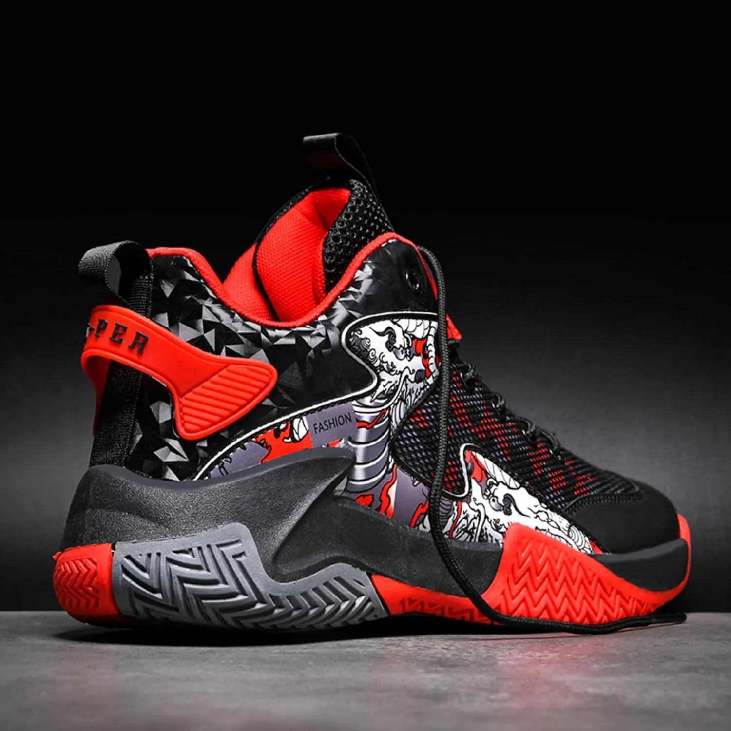 New Anti Slip and wear-Resistant Sports Basketball Shoes for Children