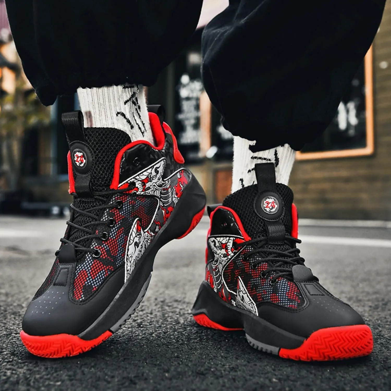 New Anti Slip and wear-Resistant Sports Basketball Shoes for Children
