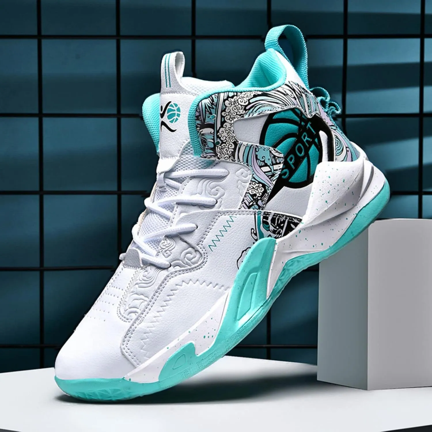 New Anti Slip Fashion high top Basketball Shoes