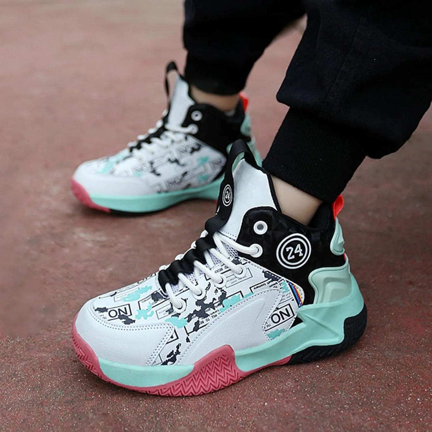 New Anti Slip Sports Basketball Shoes for Children