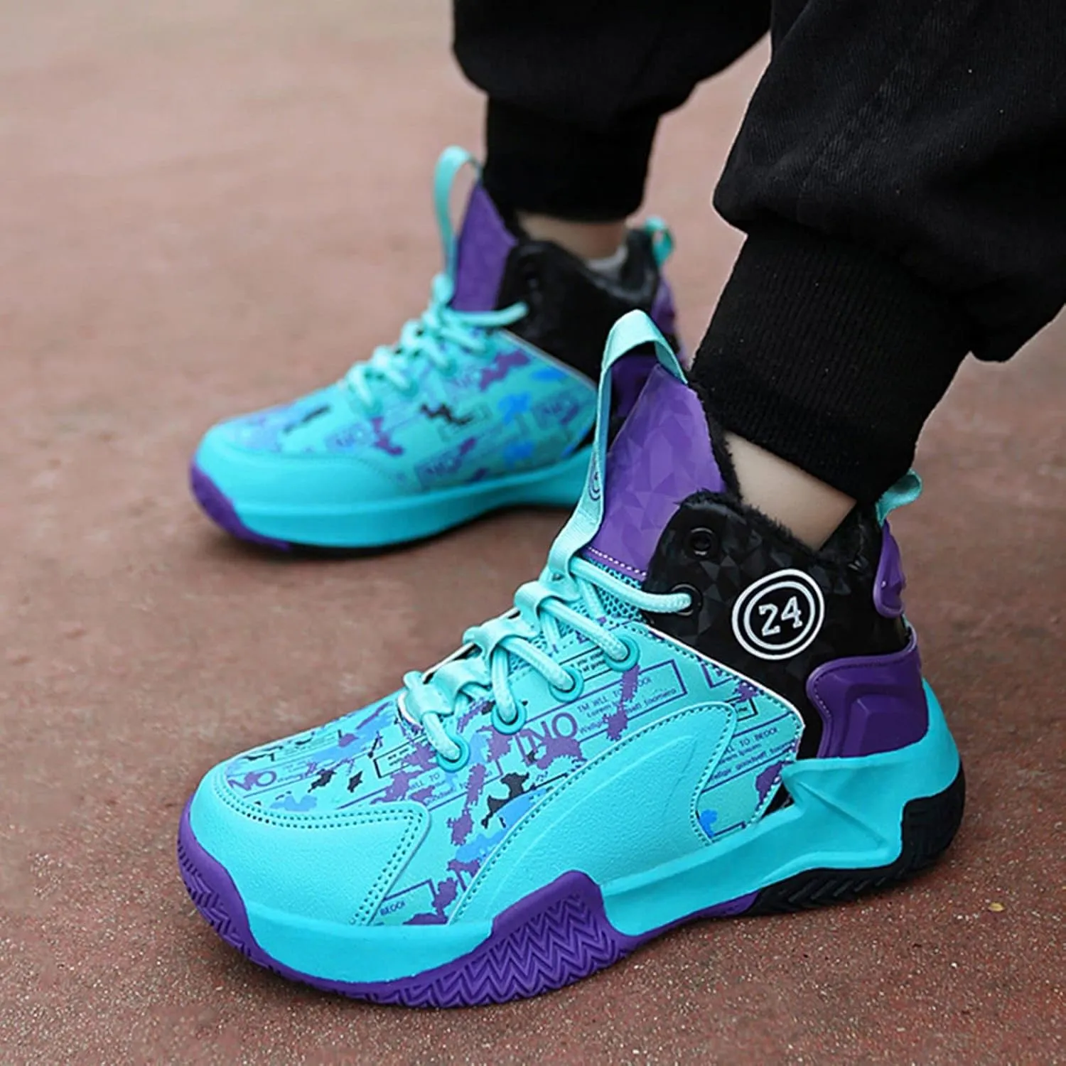 New Anti Slip Sports Basketball Shoes for Children