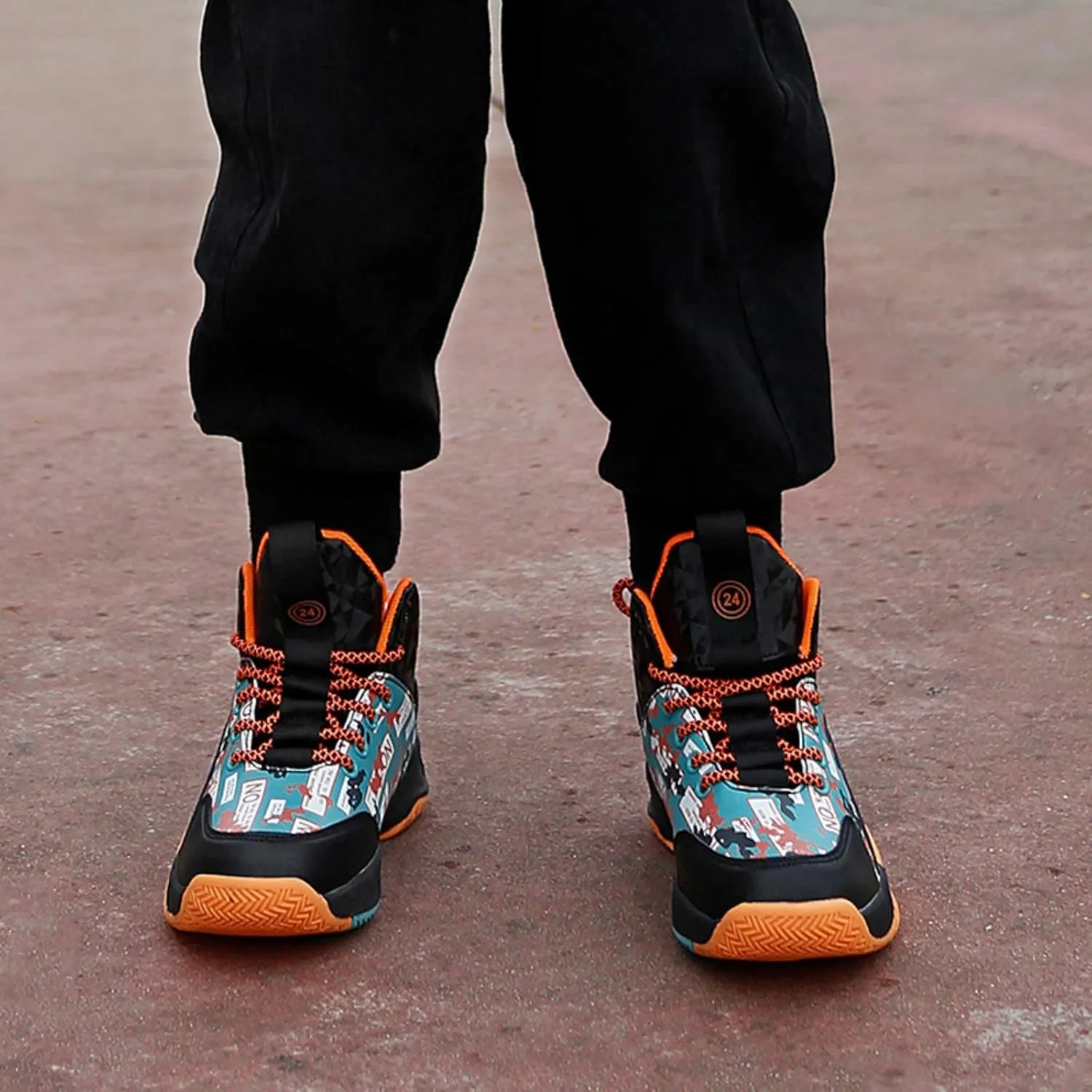 New Anti Slip Sports Basketball Shoes for Children