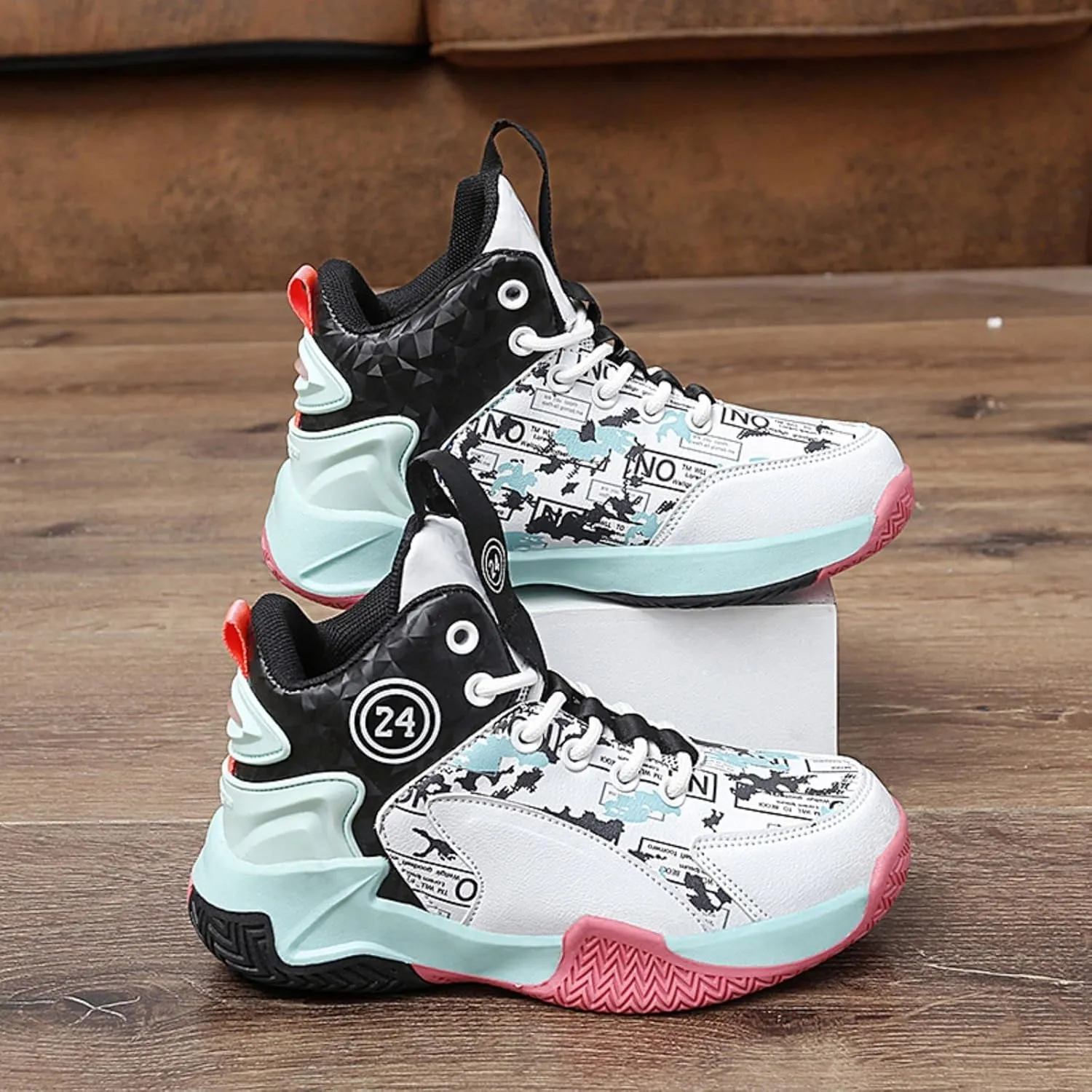 New Anti Slip Sports Basketball Shoes for Children
