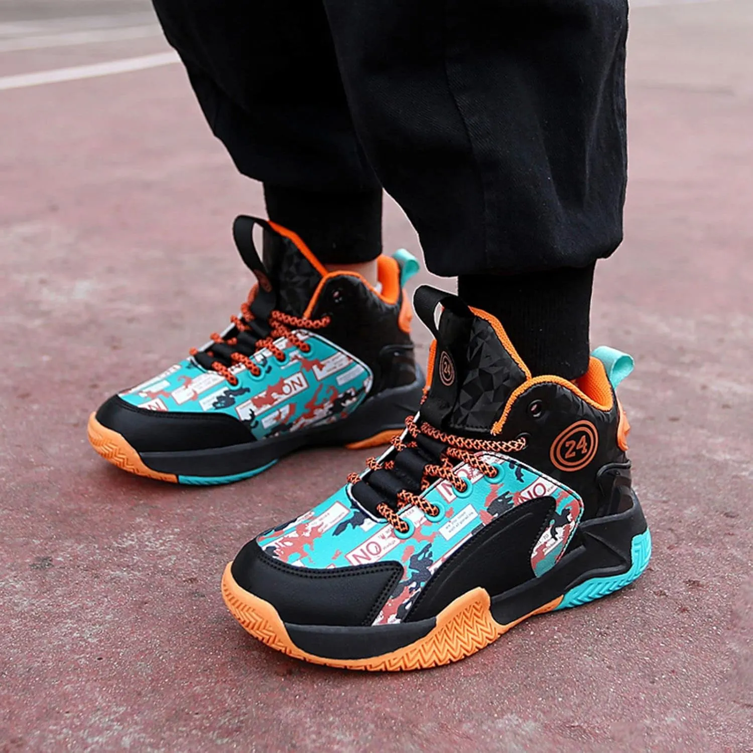 New Anti Slip Sports Basketball Shoes for Children