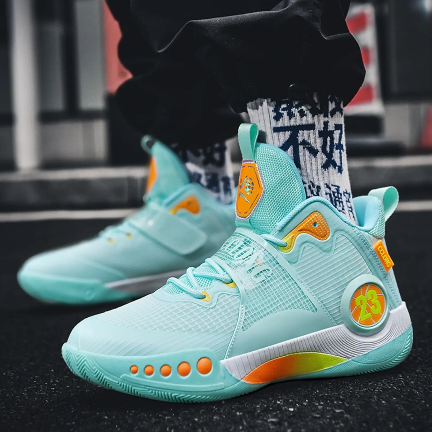 New Anti Slip wear-Resistant Fashion Basketball Shoes