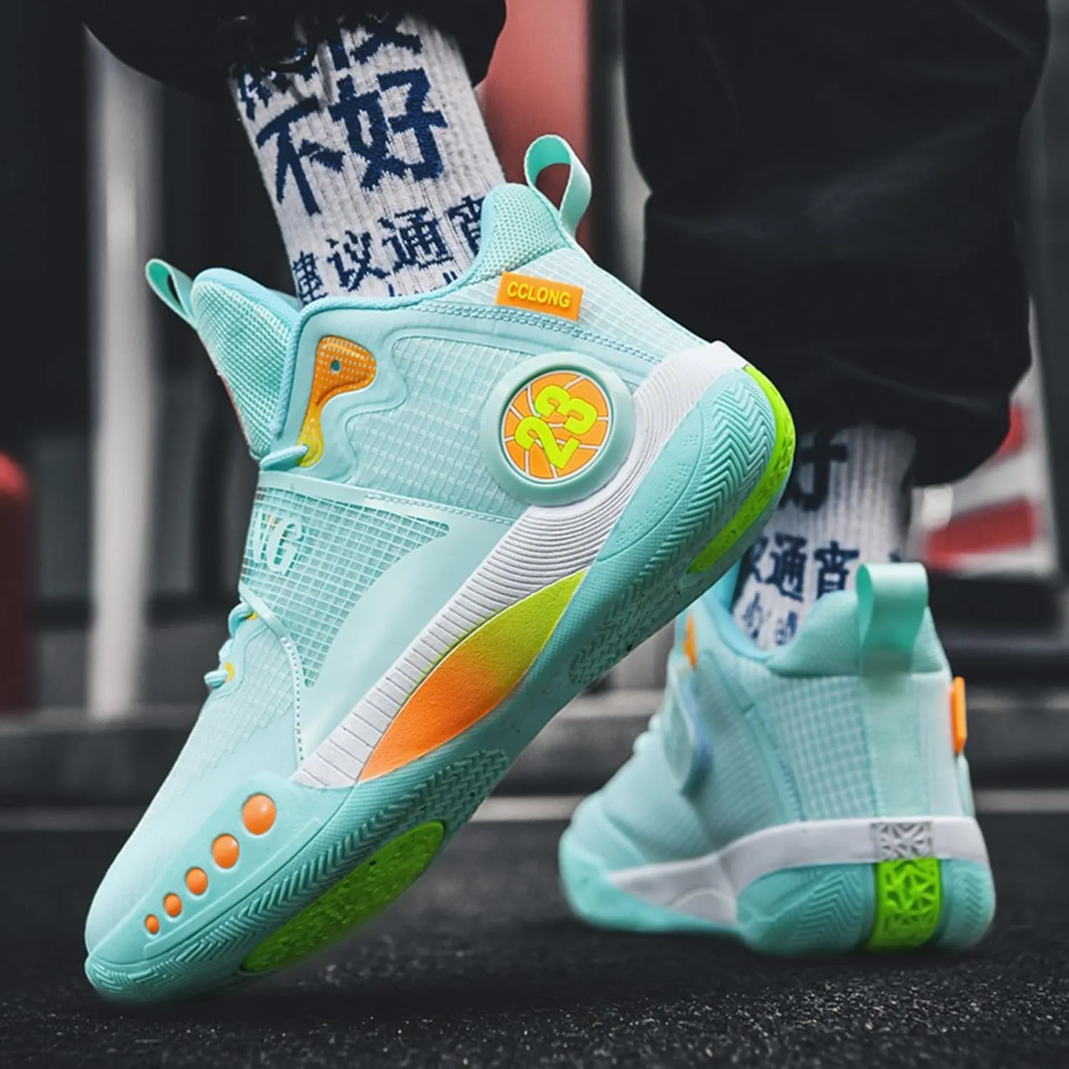 New Anti Slip wear-Resistant Fashion Basketball Shoes