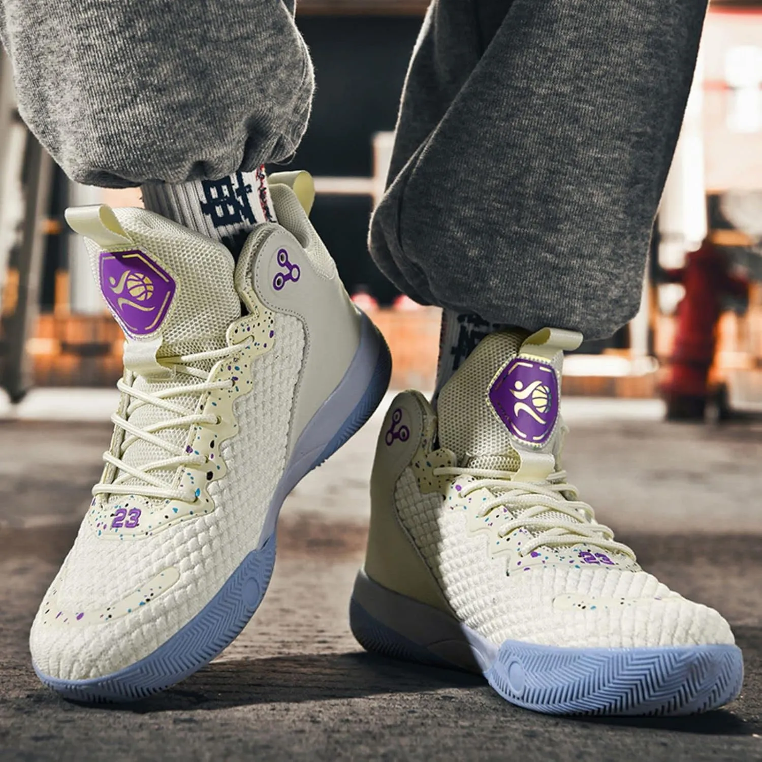 New Anti Slip wear-Resistant Fashion Basketball Shoes
