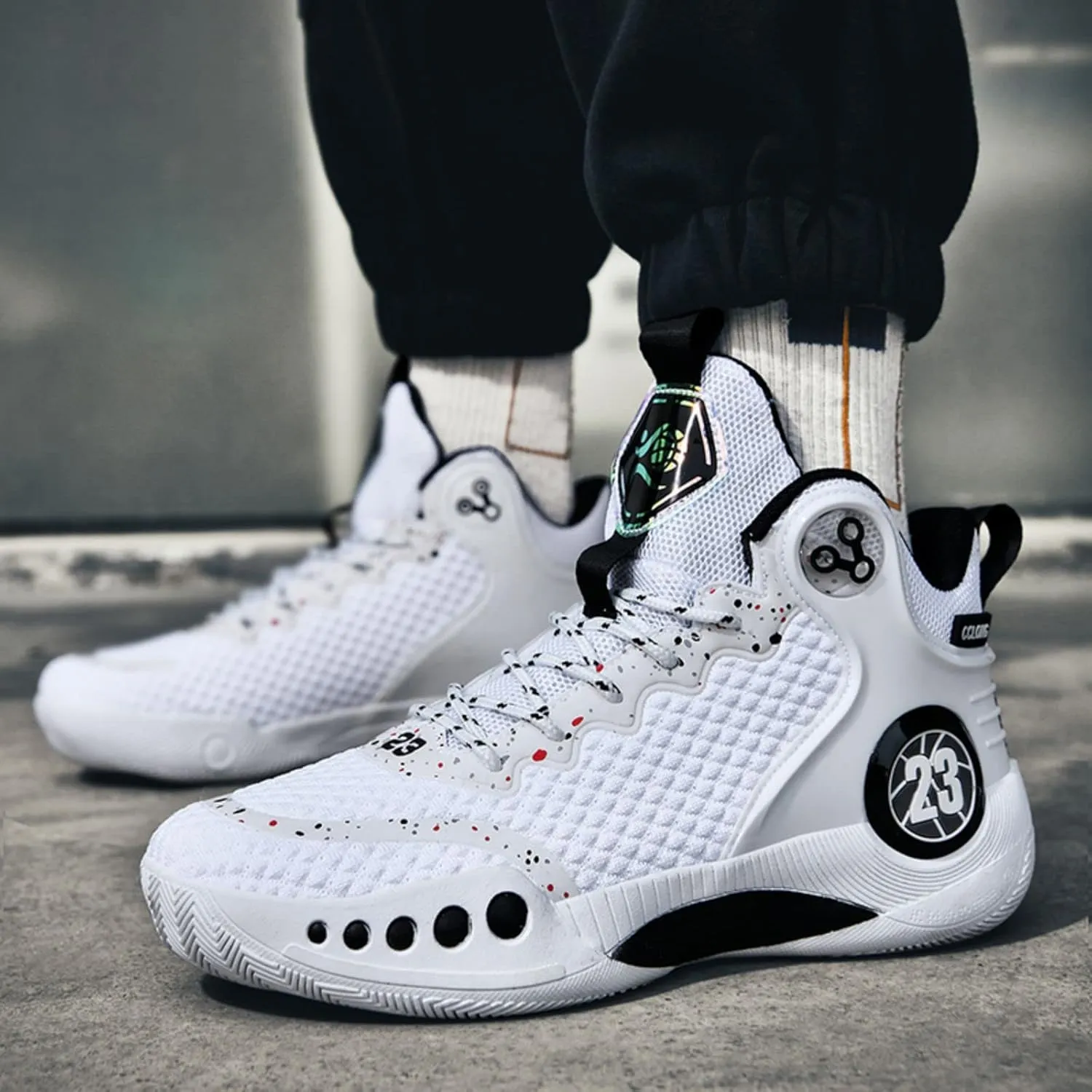 New Anti Slip wear-Resistant Fashion Basketball Shoes