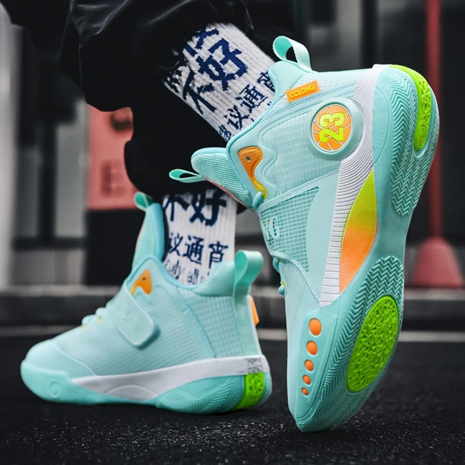 New Anti Slip wear-Resistant Fashion Basketball Shoes