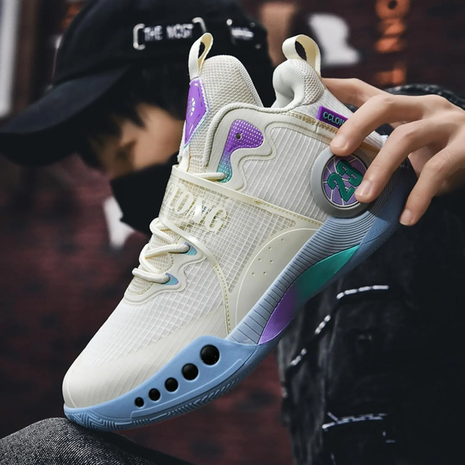 New Anti Slip wear-Resistant Fashion Basketball Shoes