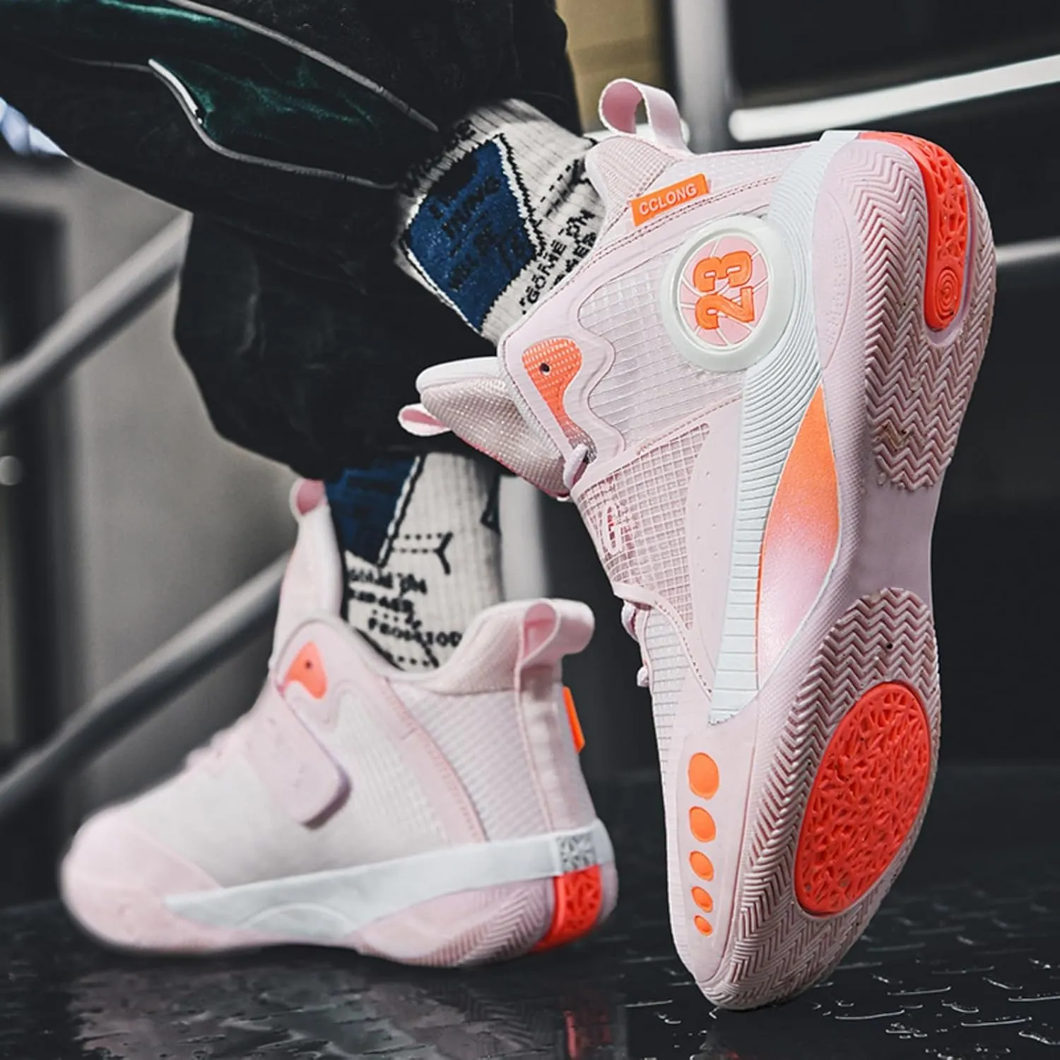 New Anti Slip wear-Resistant Fashion Basketball Shoes