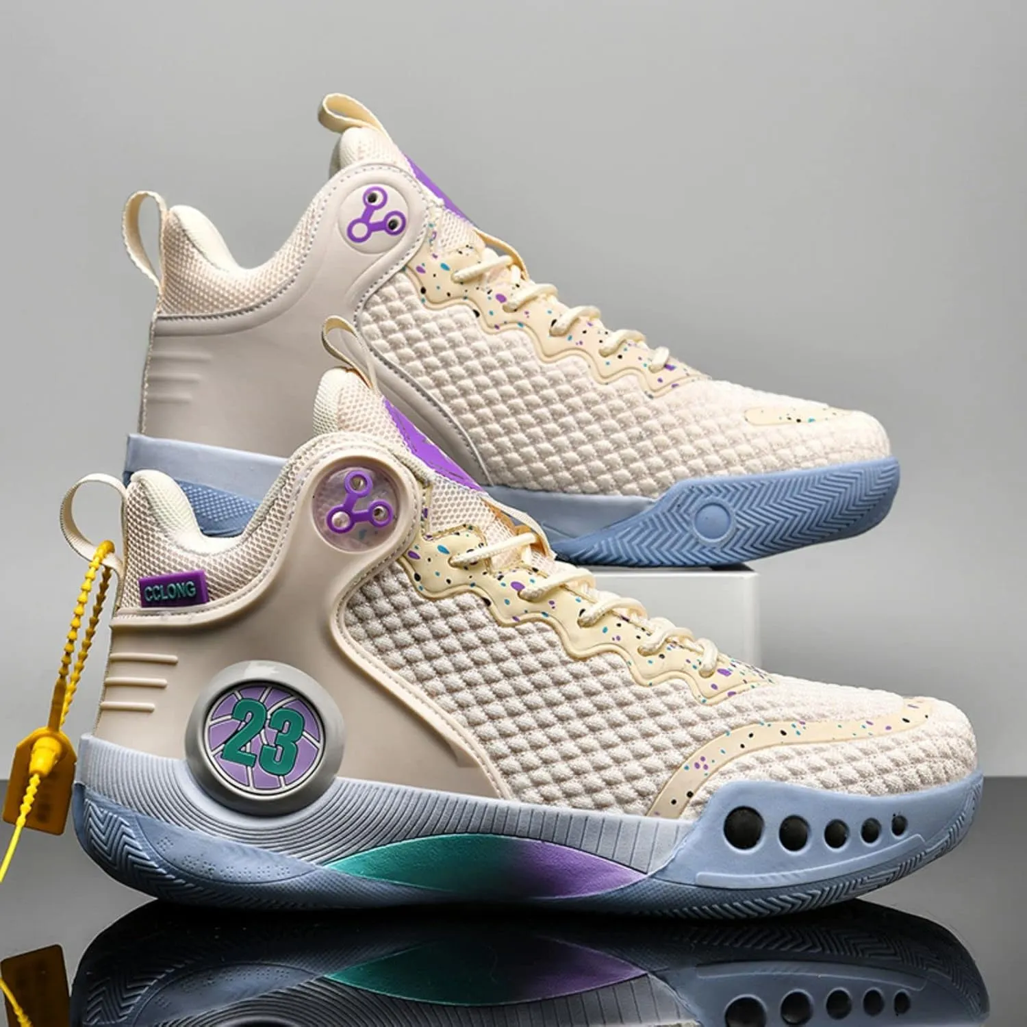 New Anti Slip wear-Resistant Fashion Basketball Shoes