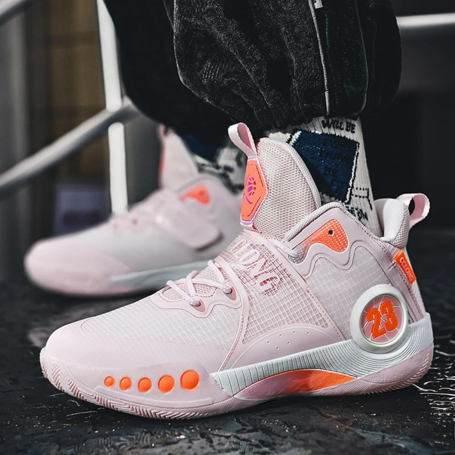 New Anti Slip wear-Resistant Fashion Basketball Shoes
