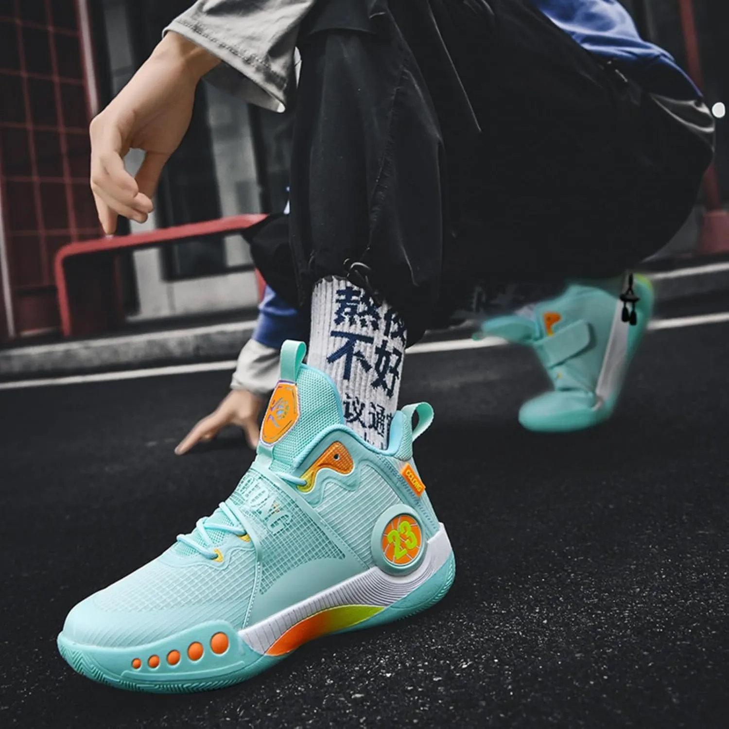 New Anti Slip wear-Resistant Fashion Basketball Shoes